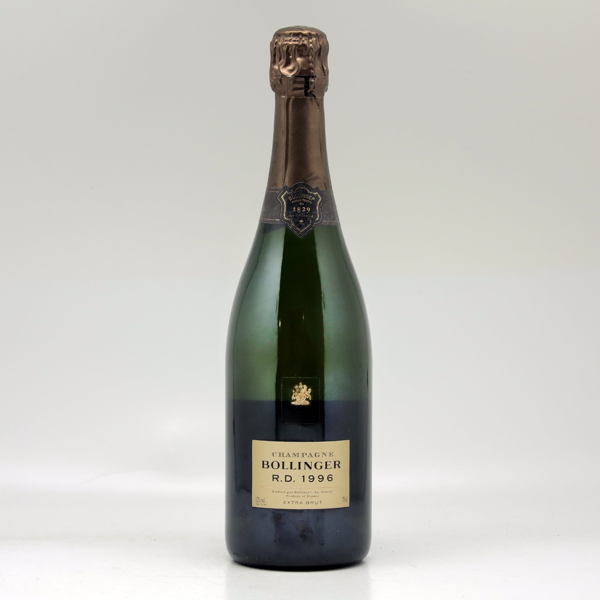 Champagne Bollinger R.D. Extra Brut 1996 Champagne Bottle
