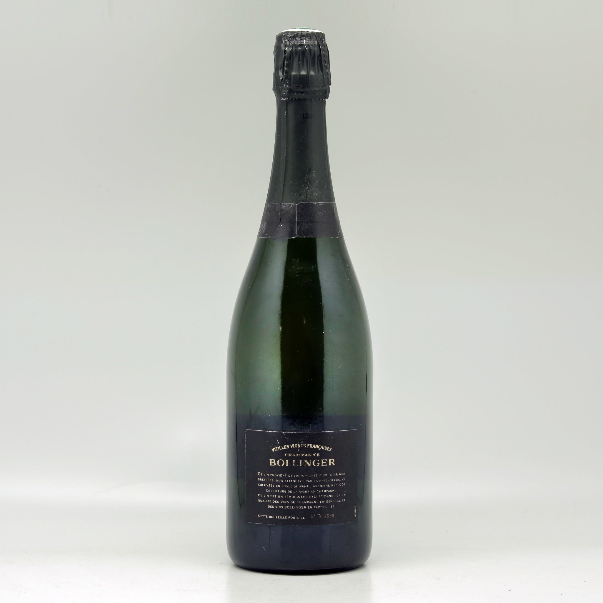 Champagne Bollinger Vieilles Vignes Francaises Blanc de Noirs 1996 Champagne Bottle