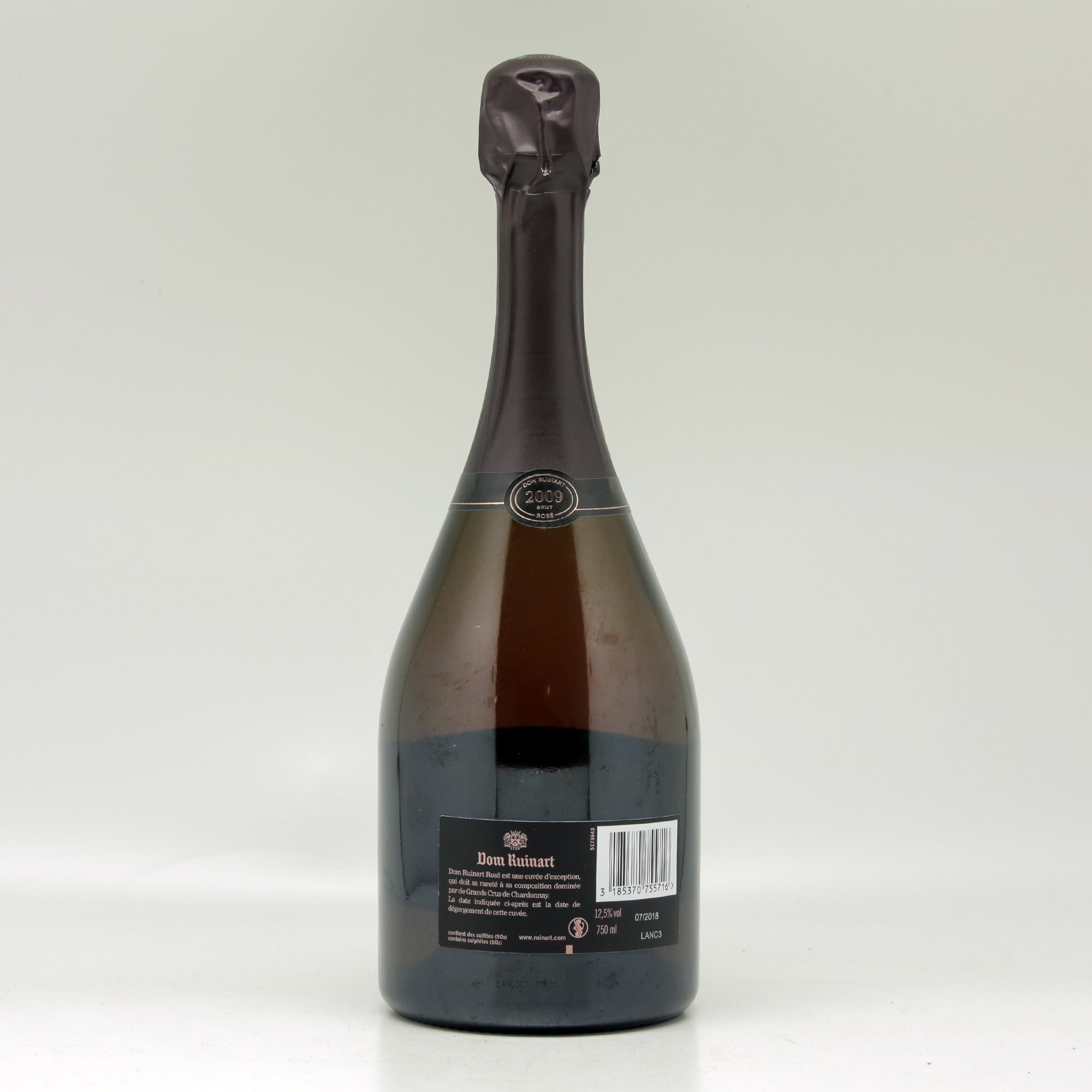 Champagne Ruinart Dom Ruinart Rose 2009 Champagne Bottle