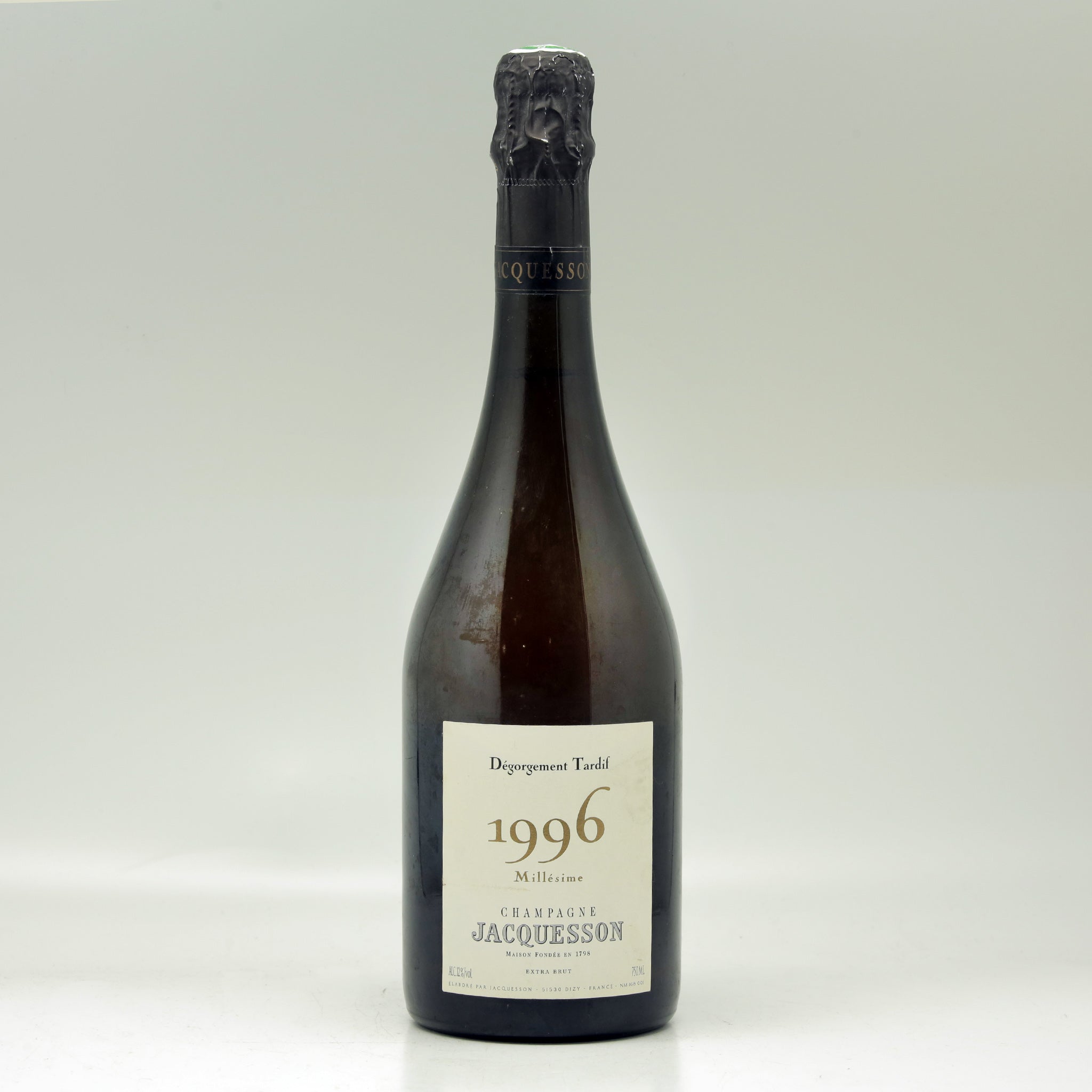 Champagne Jacquesson Jacquesson Degorgement Tardif 1996 Champagne Bottle