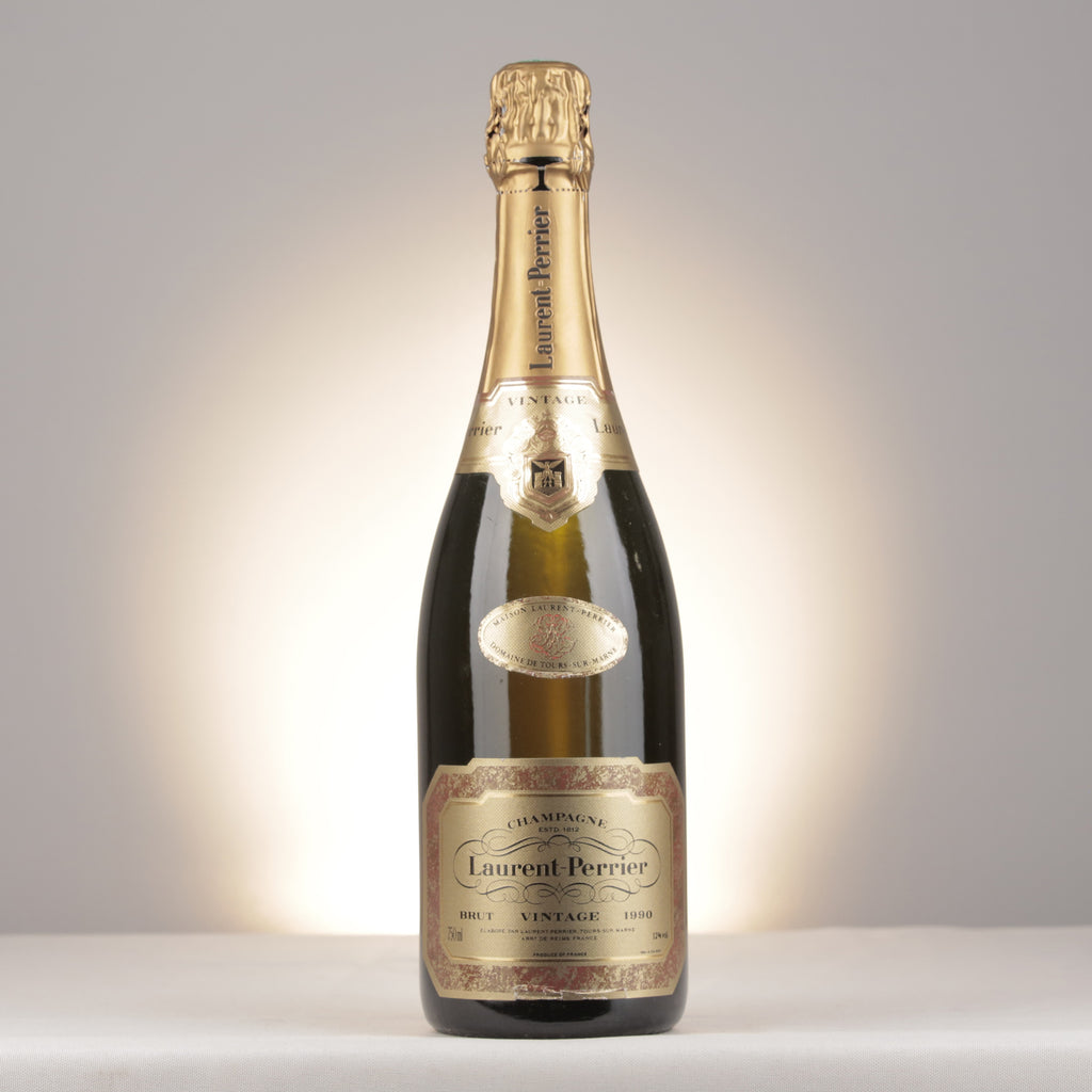 Champagne Laurent-Perrier Brut Millésimé 1990 Bottle front