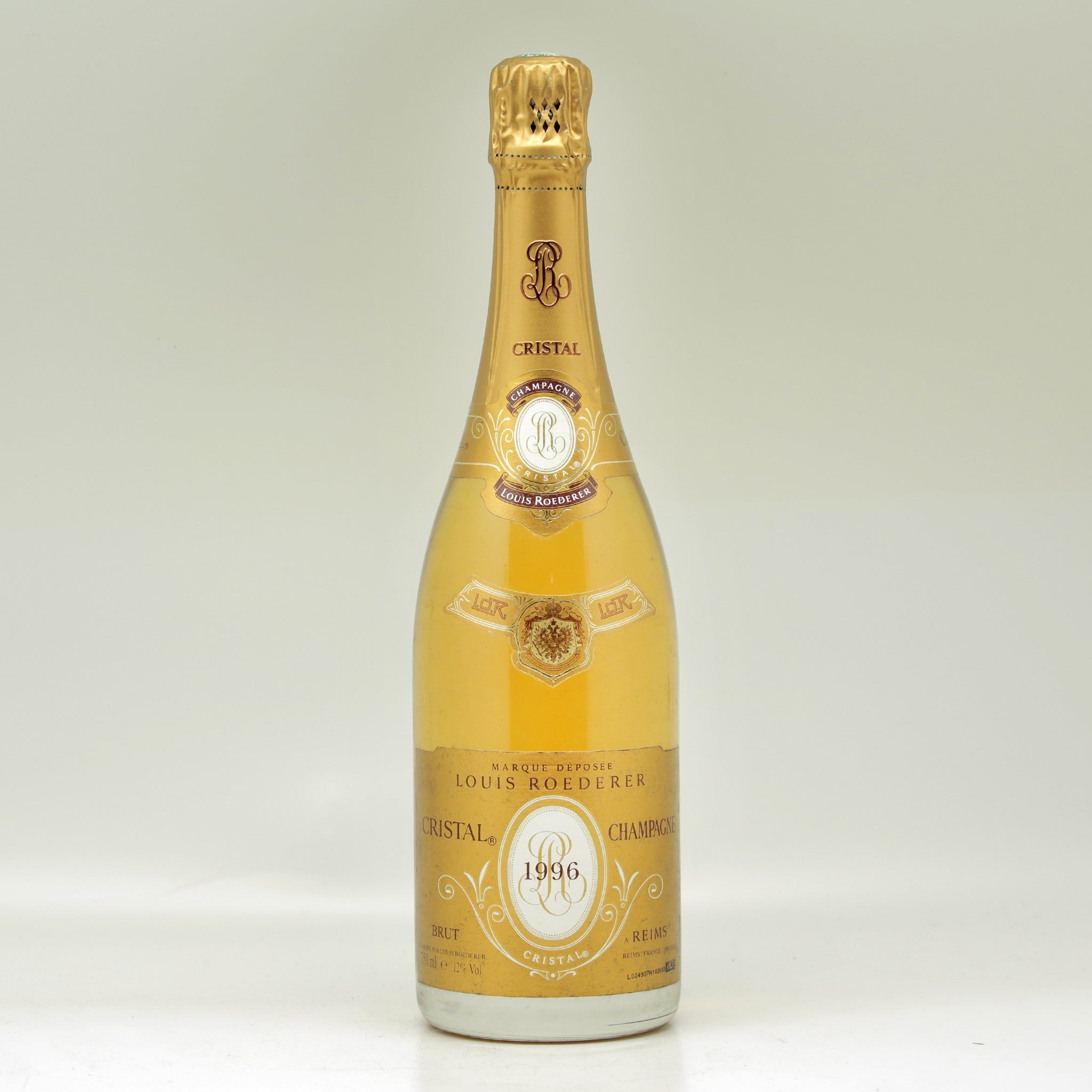 Champagne Louis Roederer Cristal 1996 Champagne Bottle