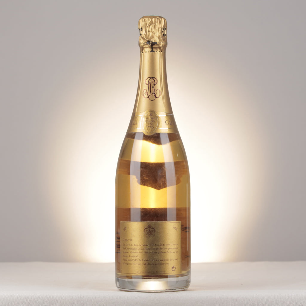 Champagne Louis Roederer Cristal 1996 Bottle back