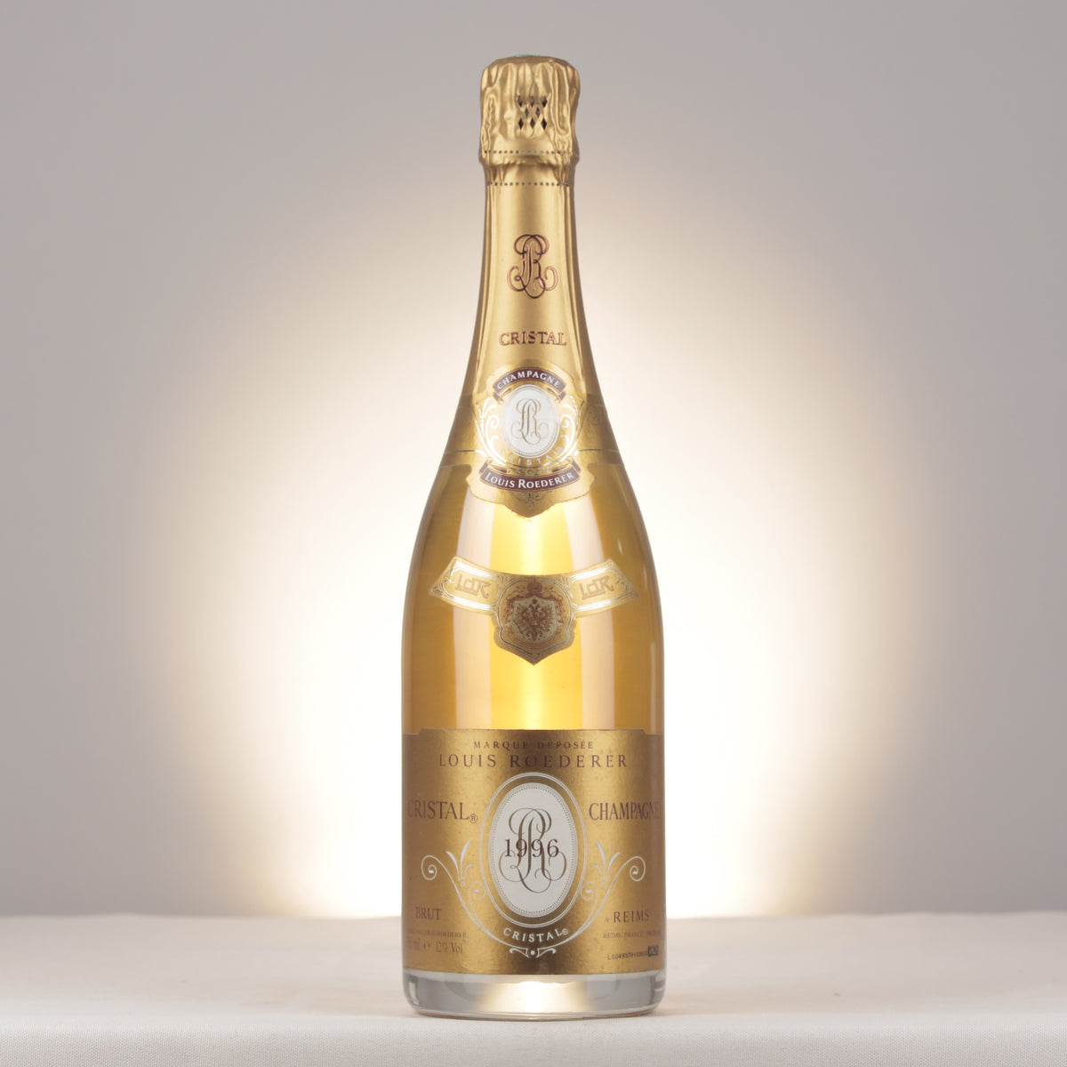 Champagne Louis Roederer Cristal 1996 Bottle front