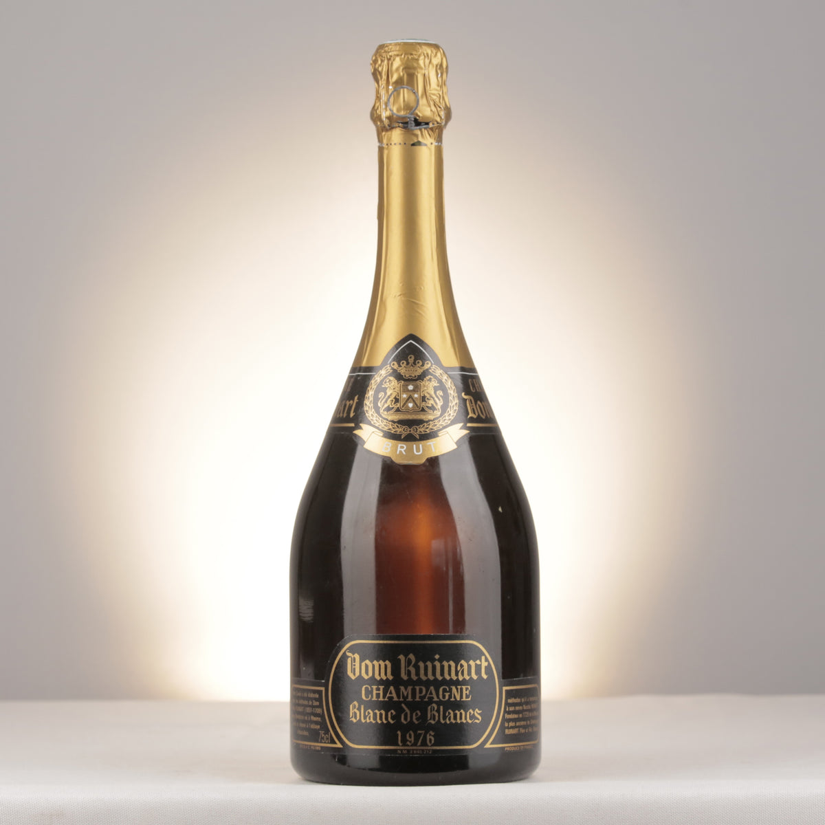 Champagne Ruinart Dom Ruinart Blanc de Blancs 1976 Bottle front
