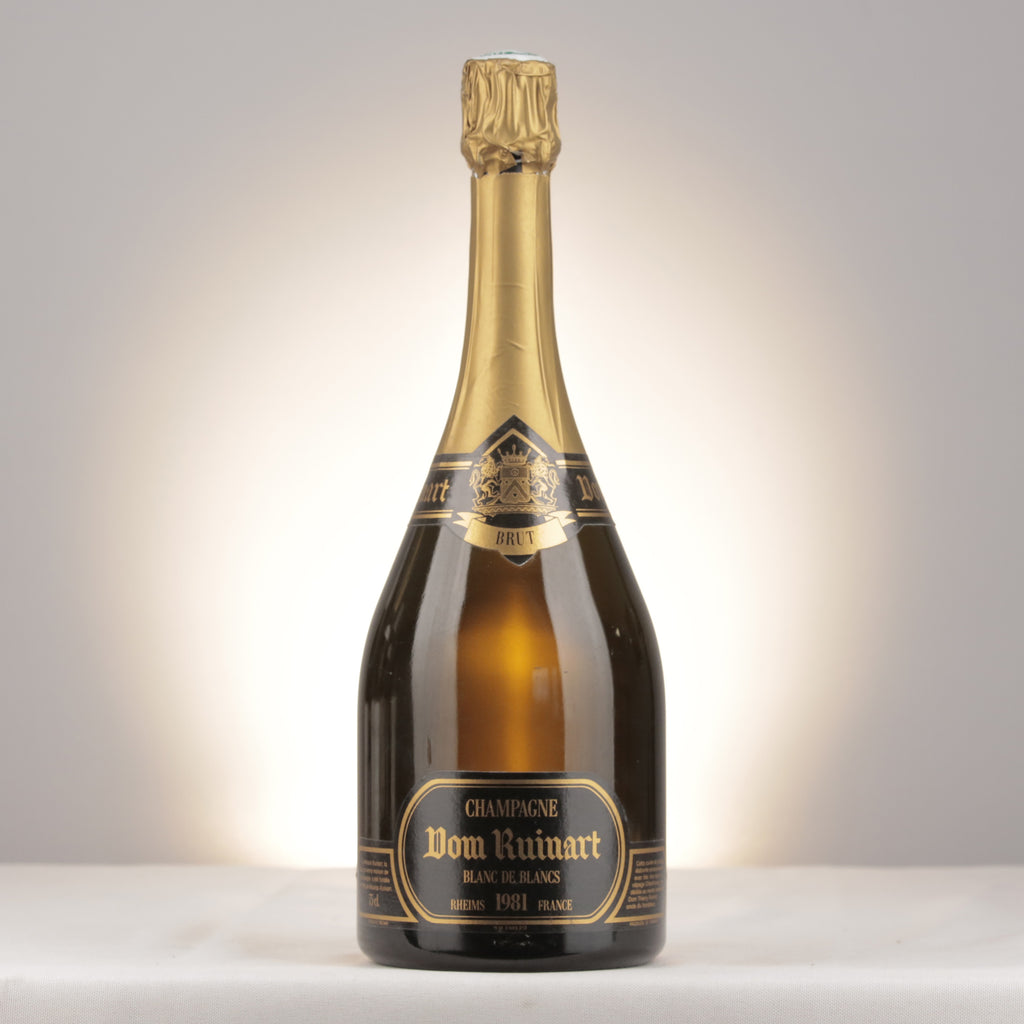 Champagne Ruinart Dom Ruinart Blanc de Blancs 1981 Bottle front
