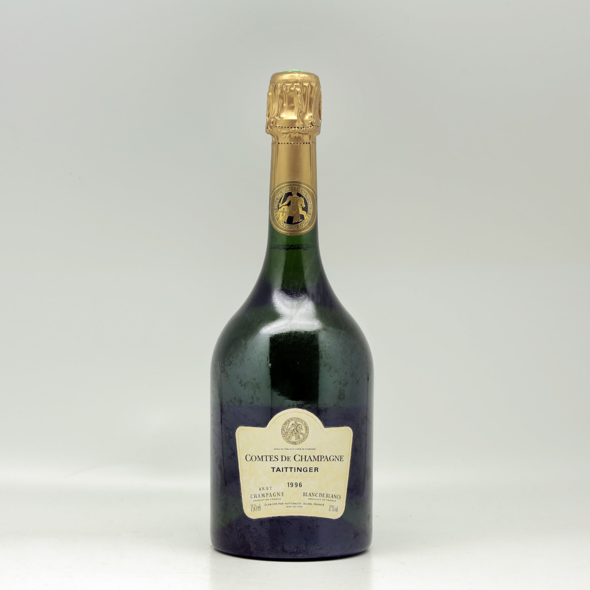 Champagne Taittinger Comtes de Champagne 1996 Champagne Bottle