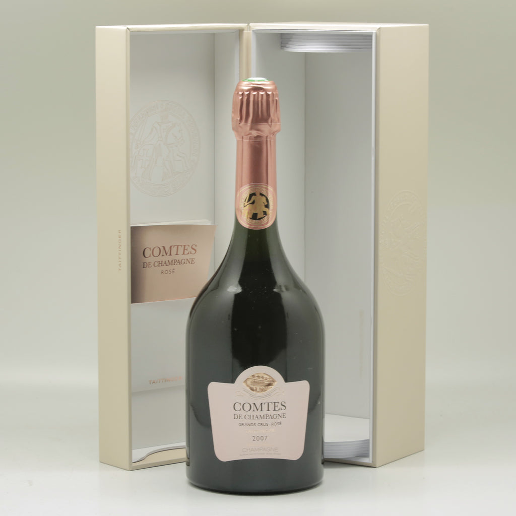 Champagne Taittinger Comtes de Champagne Rosé 2007 Champagne Bottle