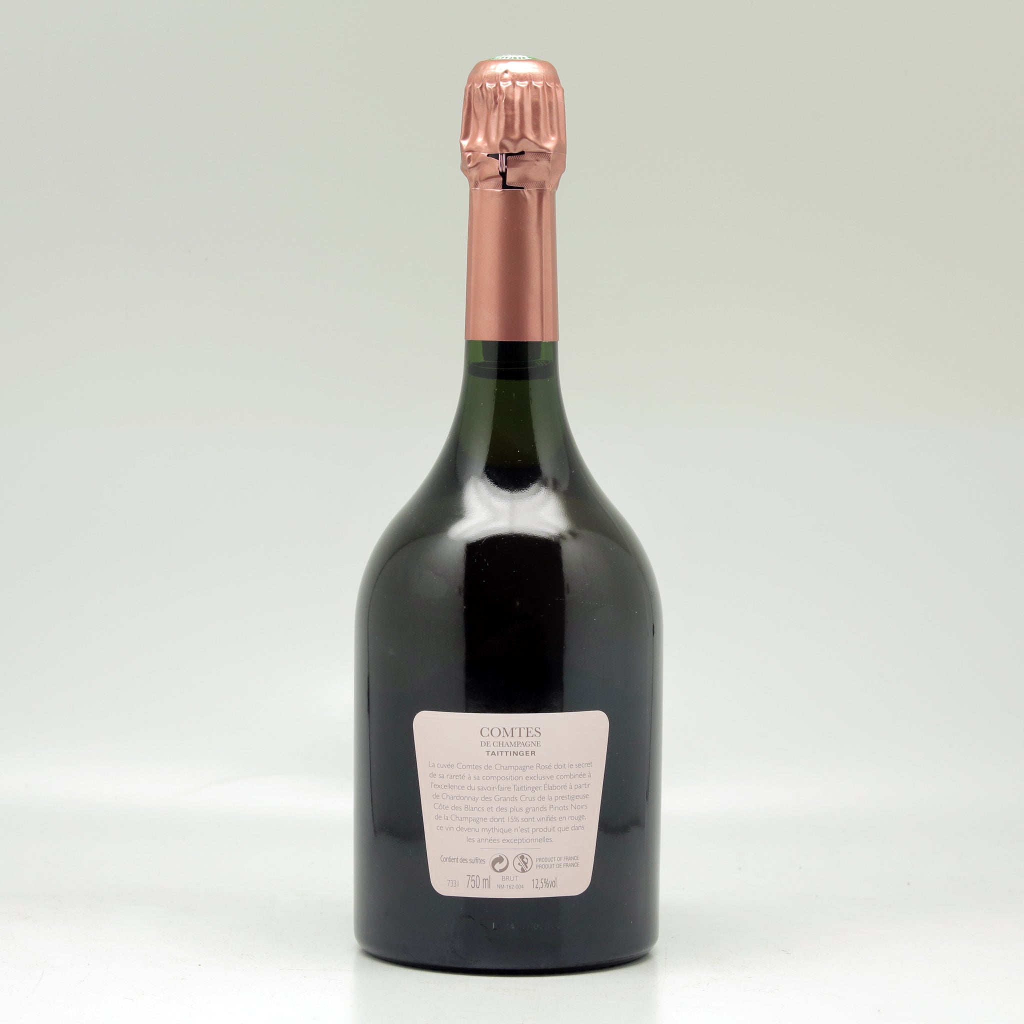 Champagne Taittinger Comtes de Champagne Rosé 2007 Champagne Bottle