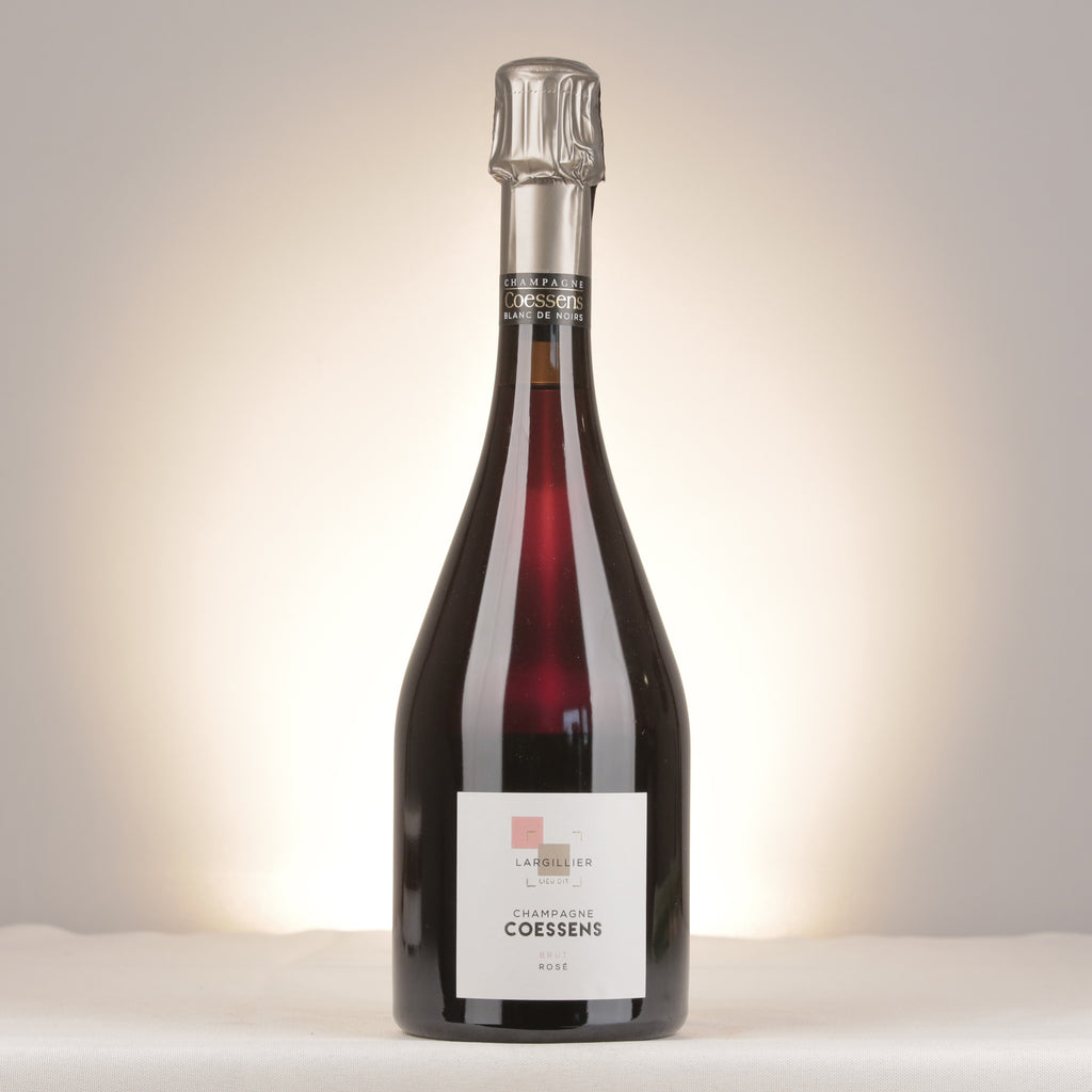 Champagnes Coessens Largillier Brut Rosé Champagne NV Bottle front