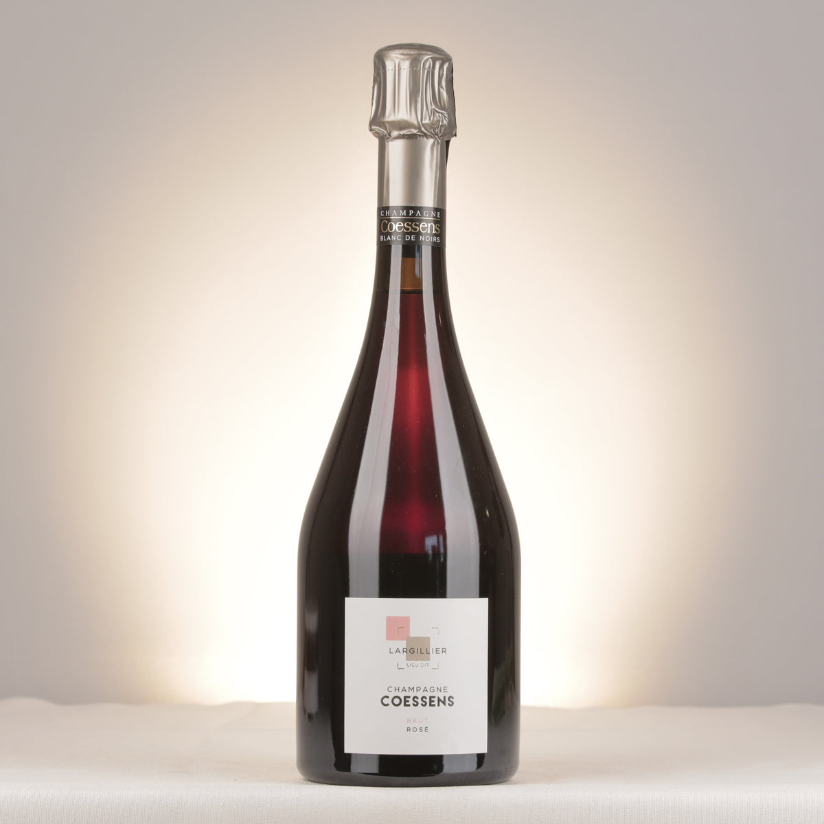 Champagnes Coessens Largillier Brut Rosé Champagne NV Bottle front