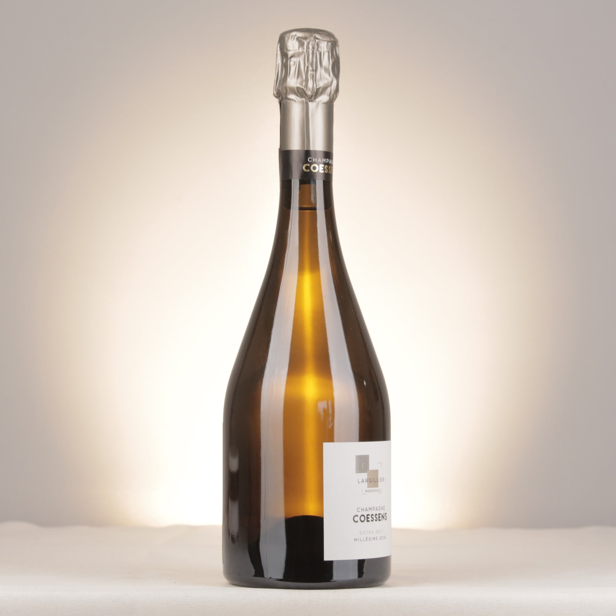Champagnes Coessens Largillier Extra Brut Millésime Champagne 2019 Bottle label