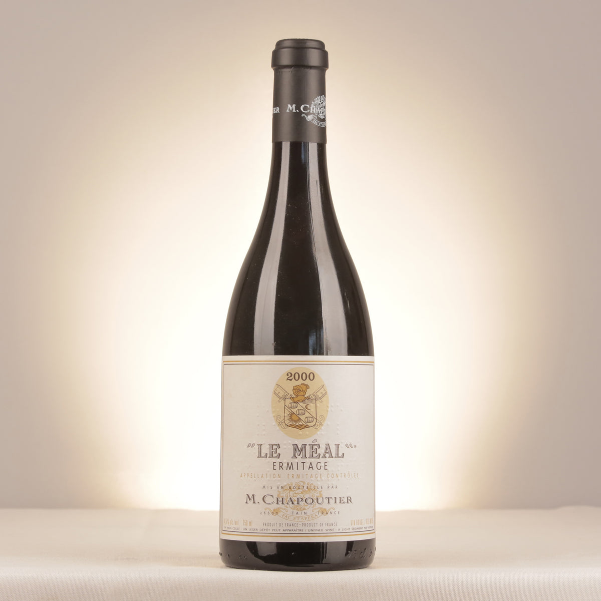 M. Chapoutier Hermitage Le Méal 2000 Bottle front