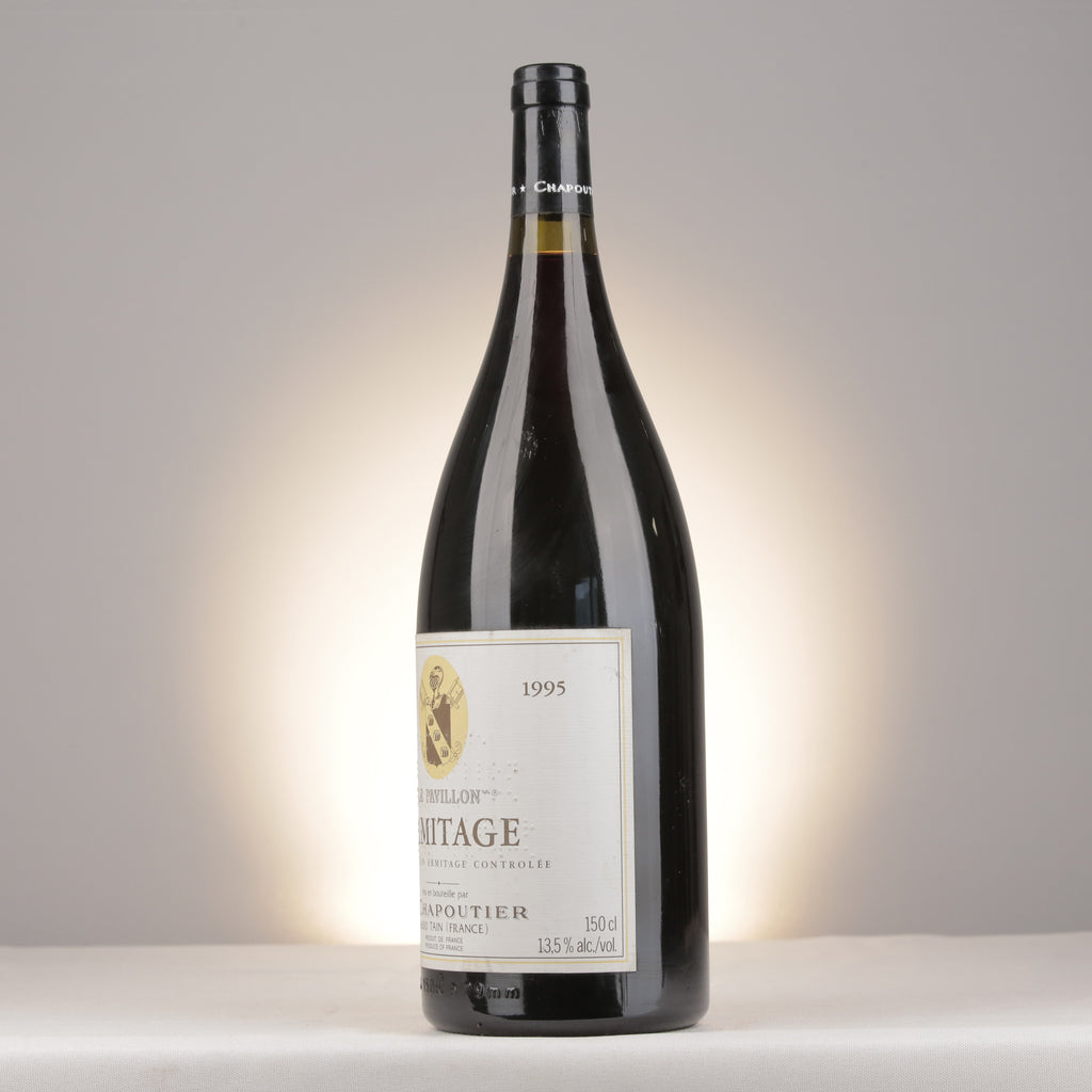 M. Chapoutier Hermitage Le Pavillon 1995 Magnum turned left