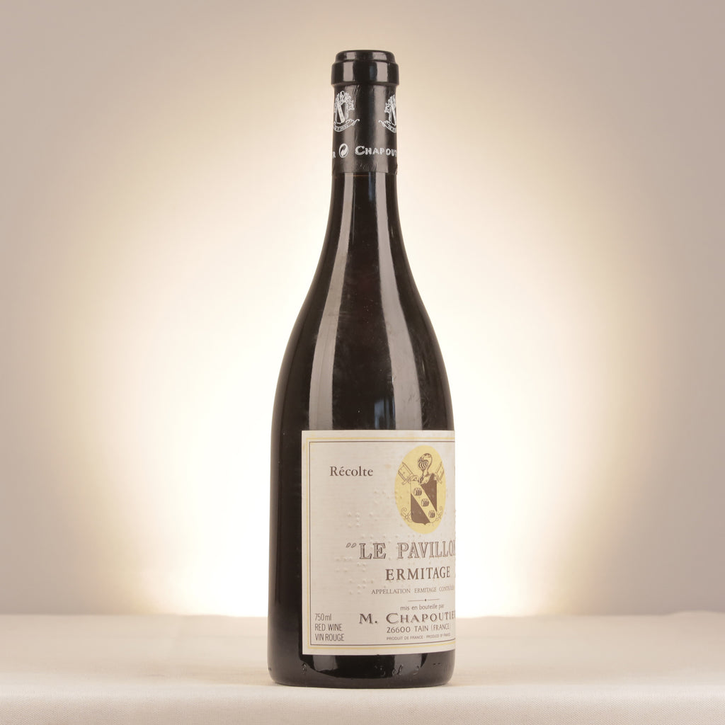 M. Chapoutier Hermitage Le Pavillon 1998 Bottle turned right