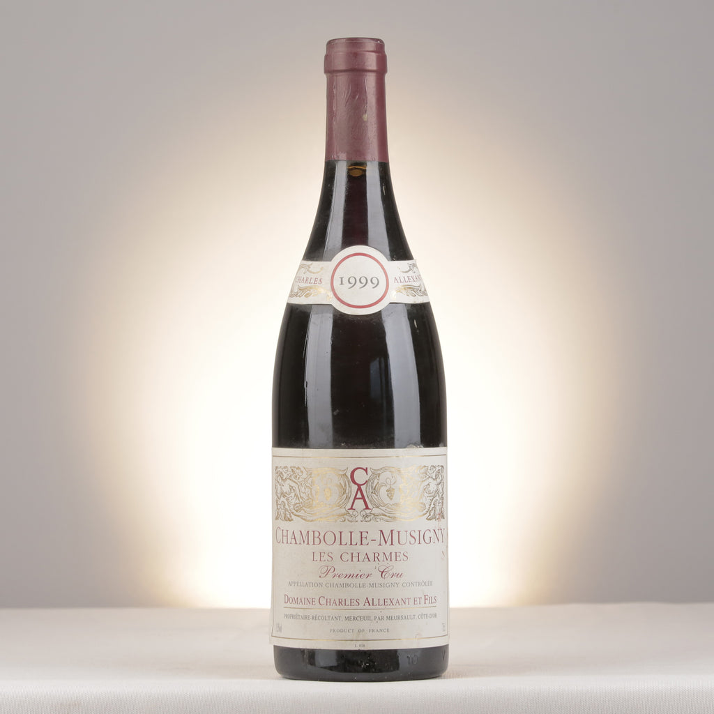 Charles Allexant et Fils Chambolle-Musigny 1er Cru Les Charmes 1999 Bottle front