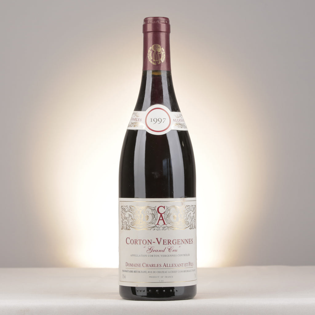 Charles Allexant et Fils Corton Grand Cru Les Vergennes 1997 Bottle front