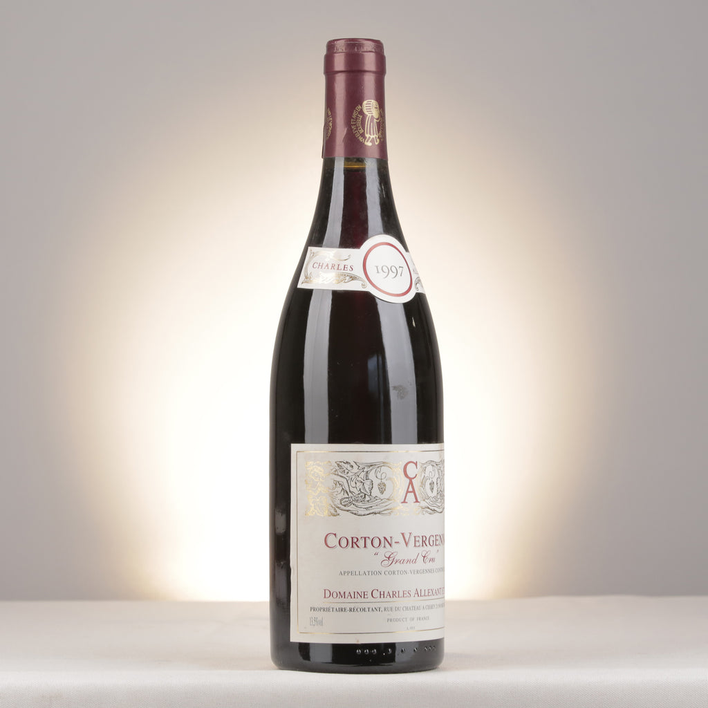 Charles Allexant et Fils Corton Grand Cru Les Vergennes 1997 Bottle turned right