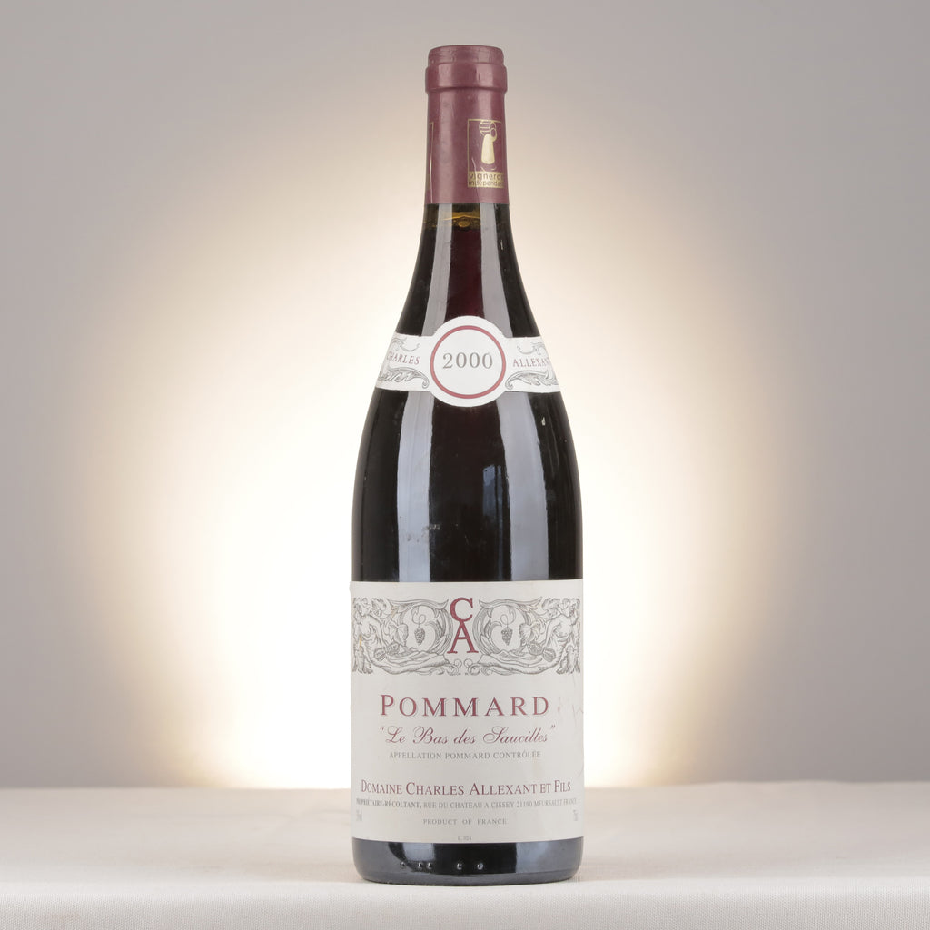 Charles Allexant et Fils Pommard Le Bas des Saucilles 2000 Bottle front