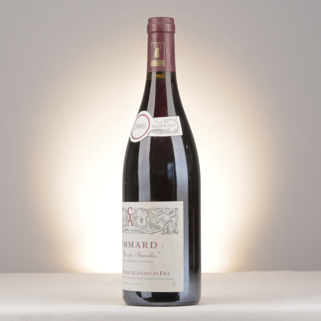 Charles Allexant et Fils Pommard Le Bas des Saucilles 2000 Bottle turned left