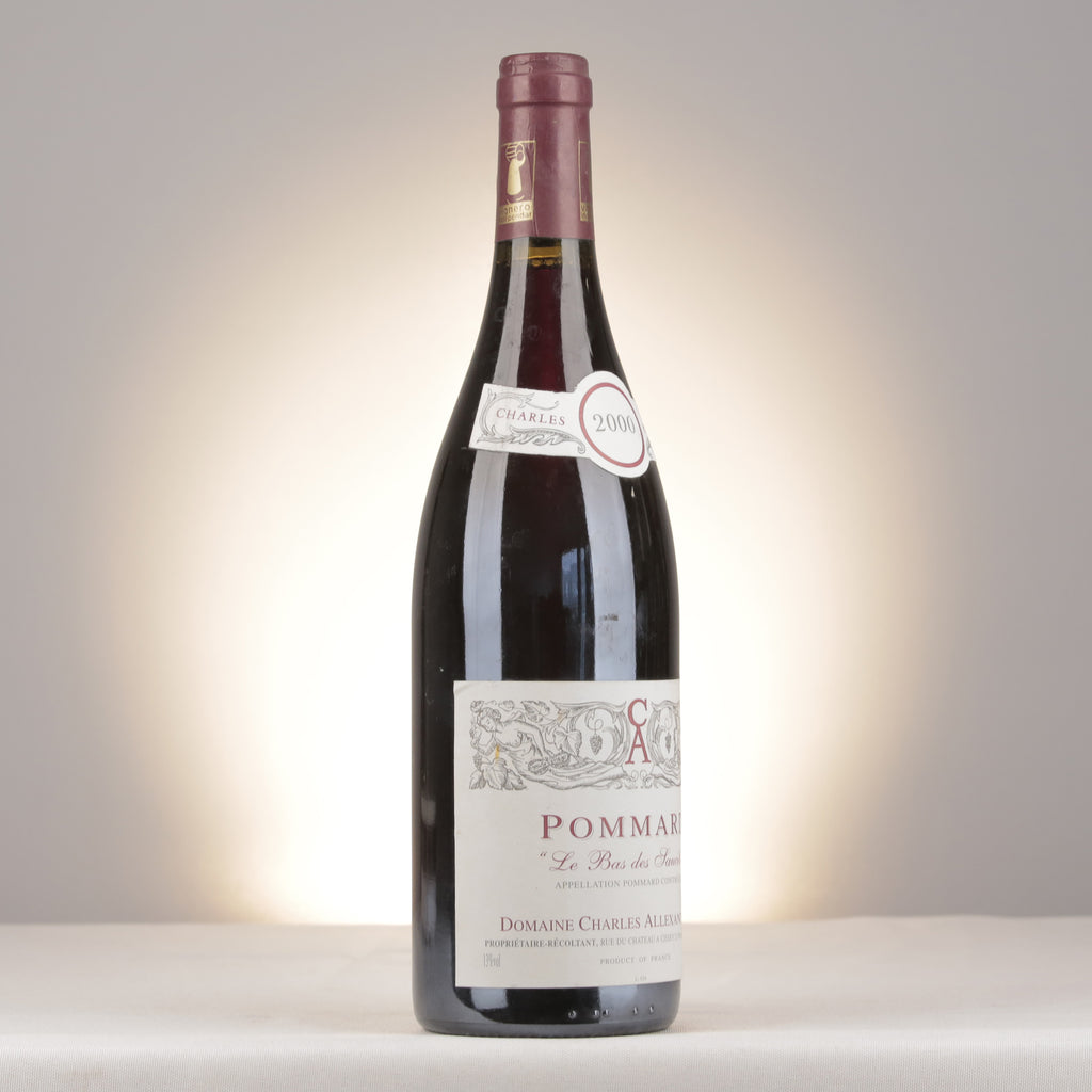 Charles Allexant et Fils Pommard Le Bas des Saucilles 2000 Bottle turned right
