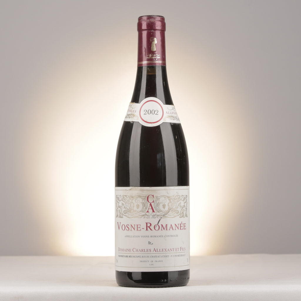 Charles Allexant et Fils Vosne-Romanée 2002 Bottle front
