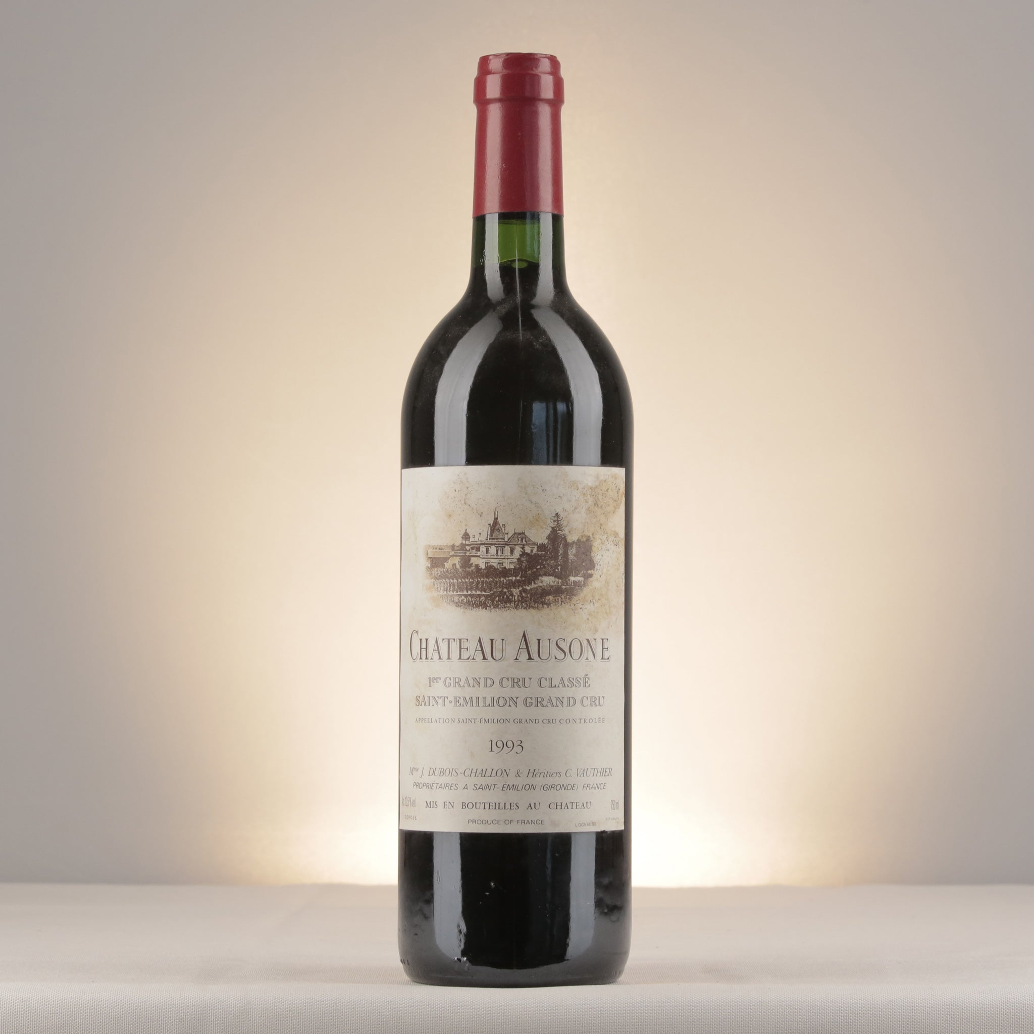 Château Ausone 1993 Bottle front