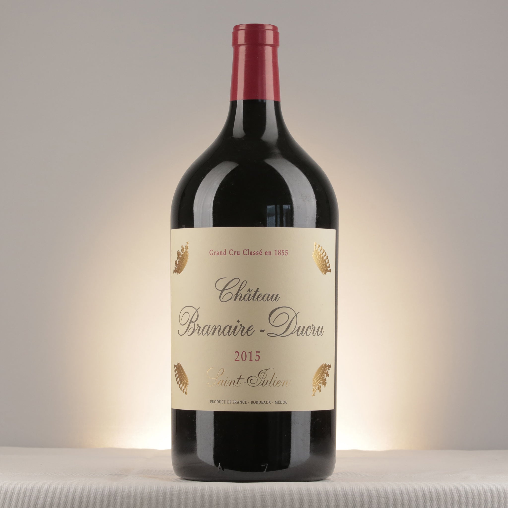 Château Branaire-Ducru 2015 Jeroboam label