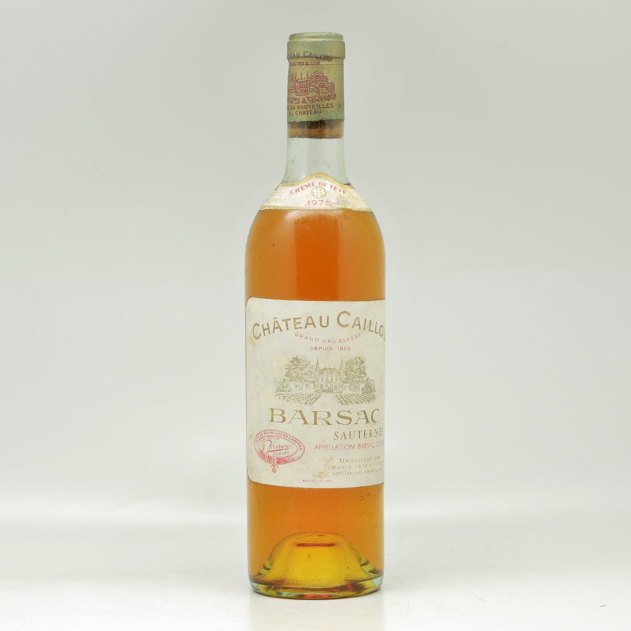 Château Caillou Chateau Caillou 1975 White wine Bottle