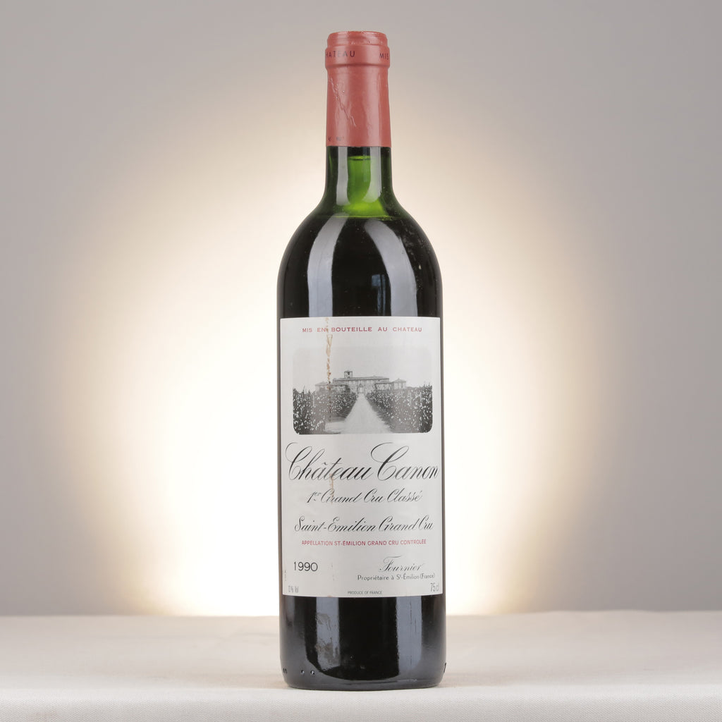 Château Canon 1990 Bottle front (lot 6139)