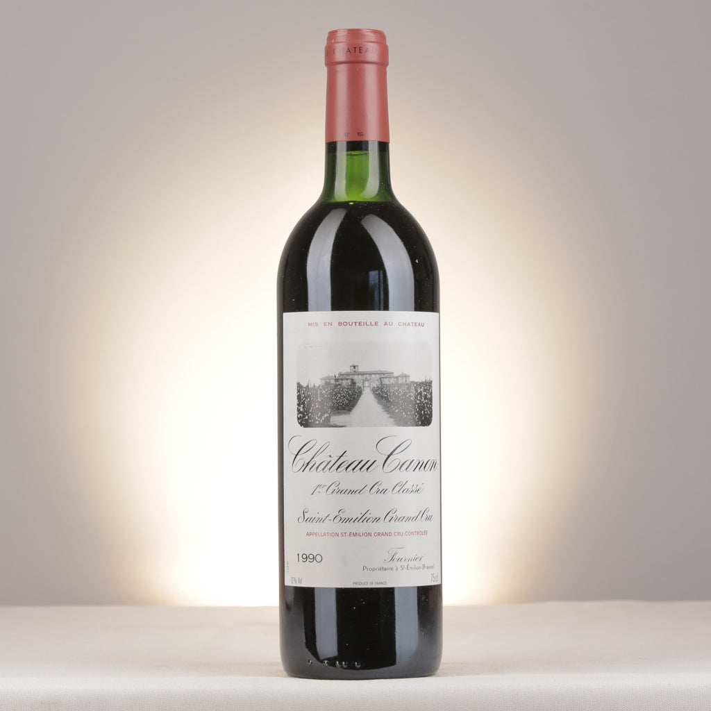 Château Canon 1990 Bottle front (lot 9aa4)