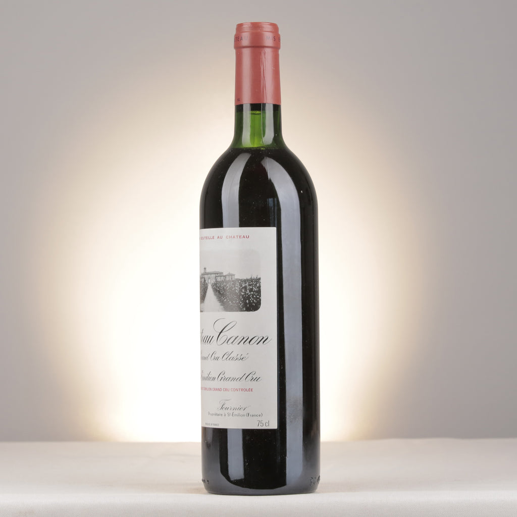 Château Canon 1990 Bottle turned left (lot 9aa4)