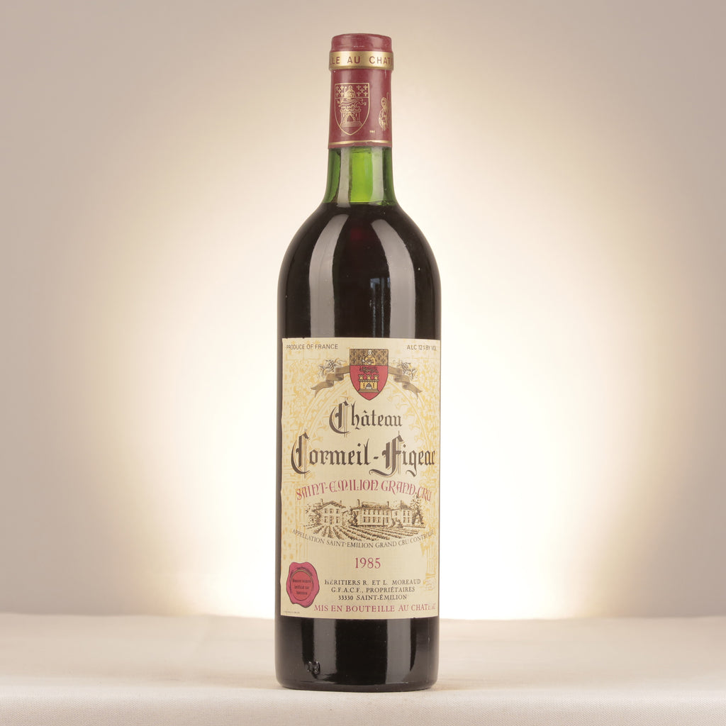 Château Cormeil-Figeac Château Cormeil-Figeac 1985 Bottle front (lot 8908)