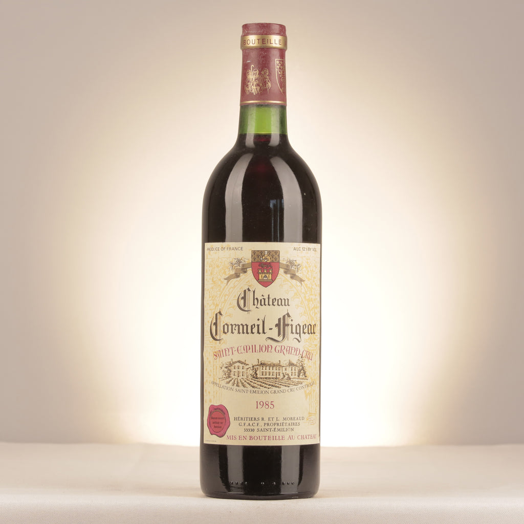 Château Cormeil-Figeac Château Cormeil-Figeac 1985 Bottle front