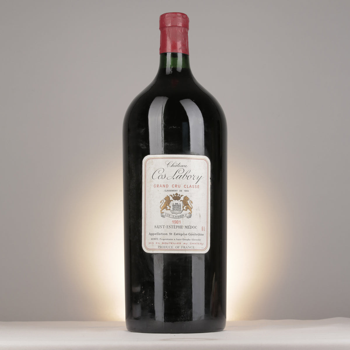 Château Cos Labory 1981 Mathusalem front
