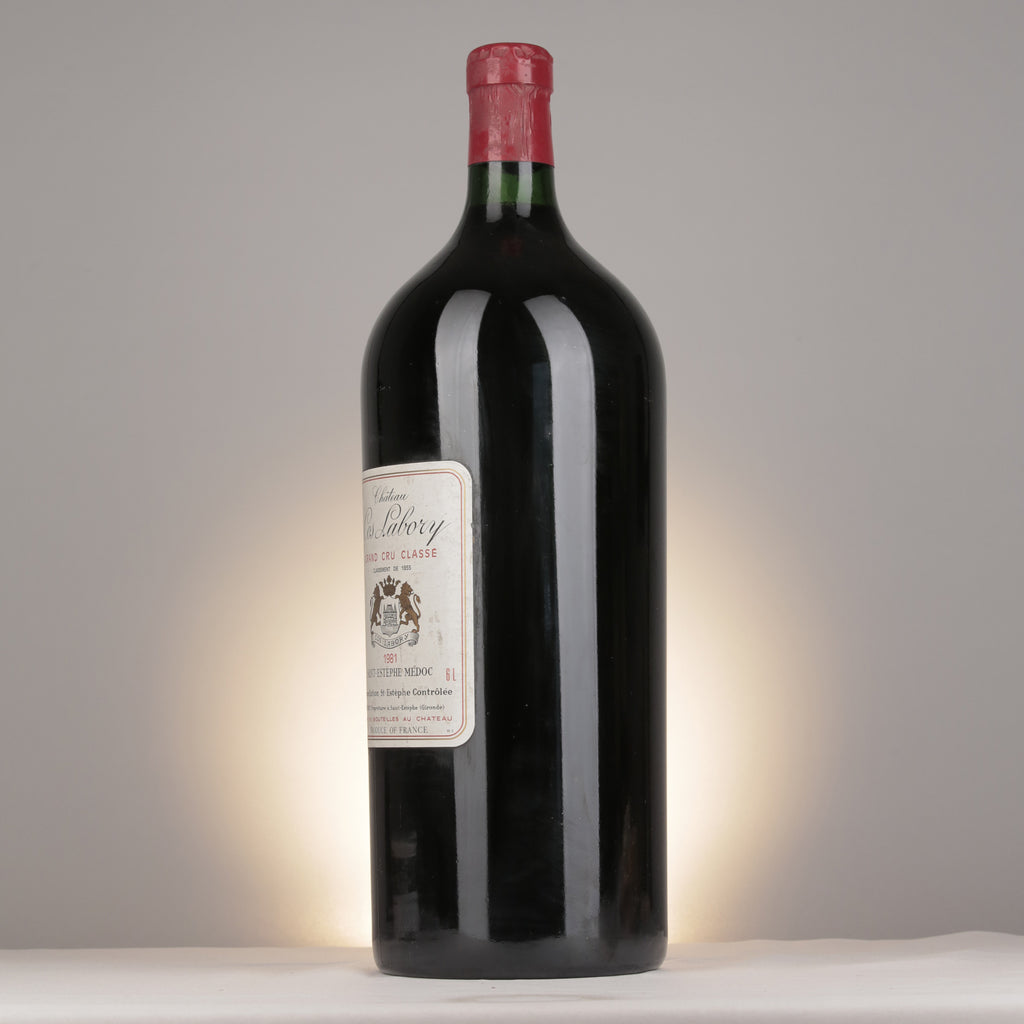 Château Cos Labory 1981 Mathusalem turned left
