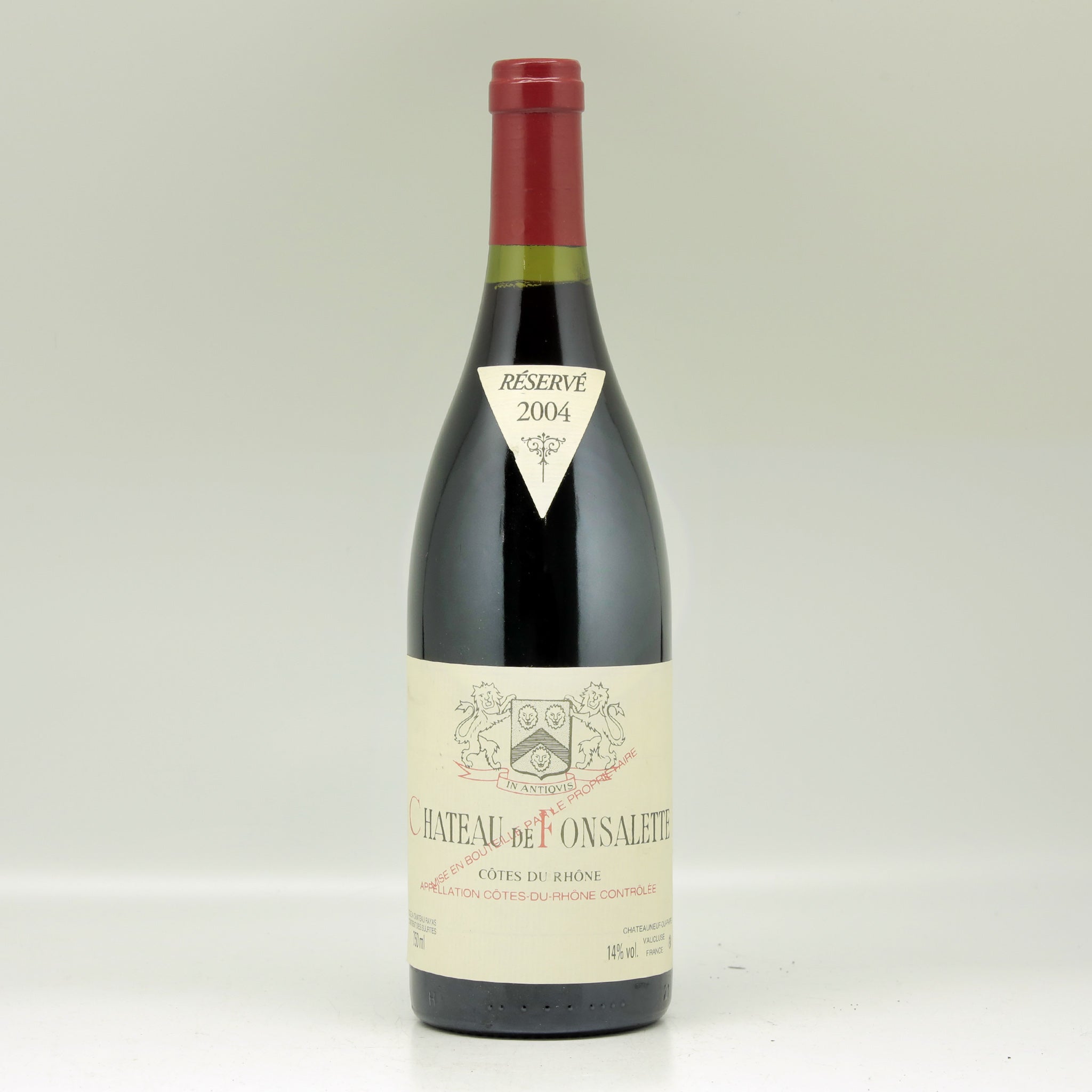 Château de Fonsalette 2004 Red wine Bottle