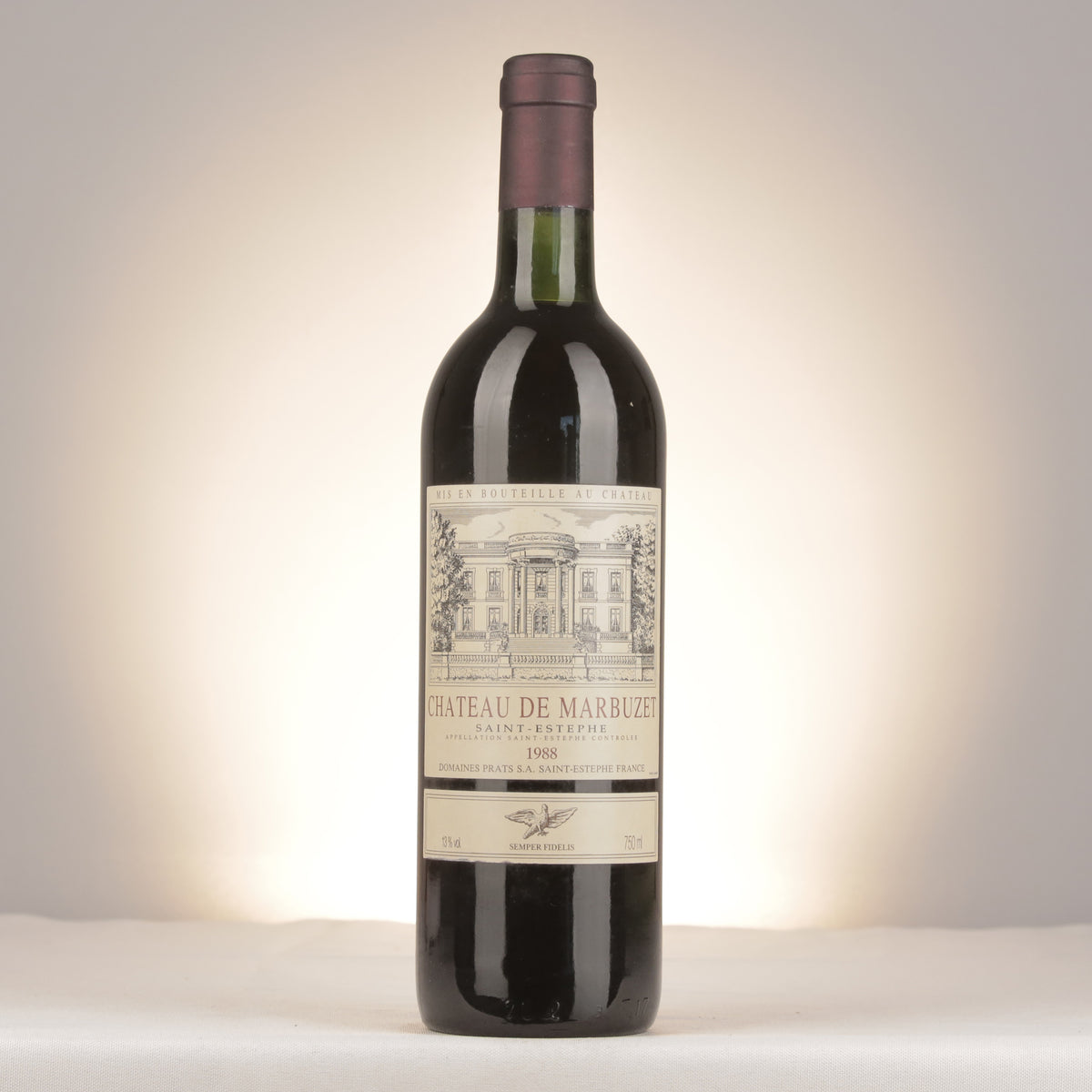 Château de Marbuzet Château de Marbuzet 1988 Bottle front