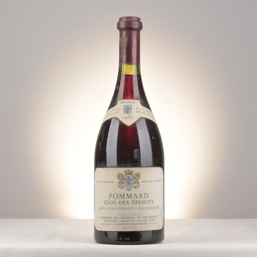 Château de Meursault Pommard 1er Cru Clos des Épenots 1987 Bottle front
