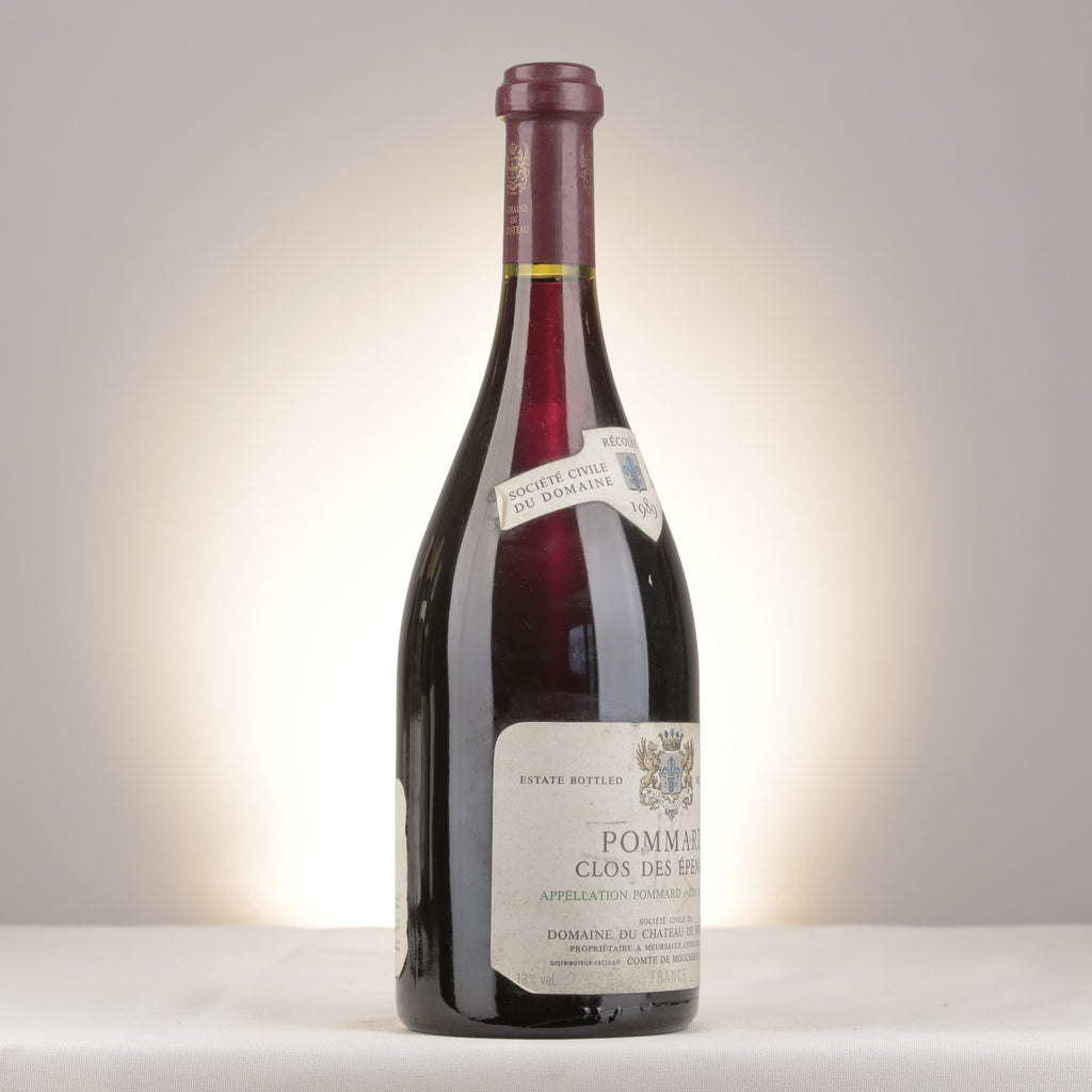 Château de Meursault Pommard 1er Cru Clos des Épenots 1989 Bottle turned right (lot 26dc)