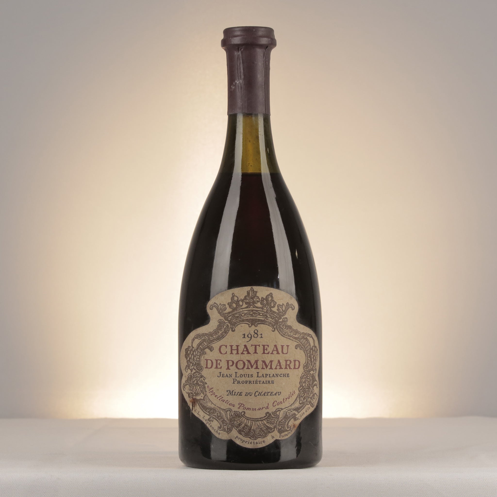 Château de Pommard 1981 Bottle front