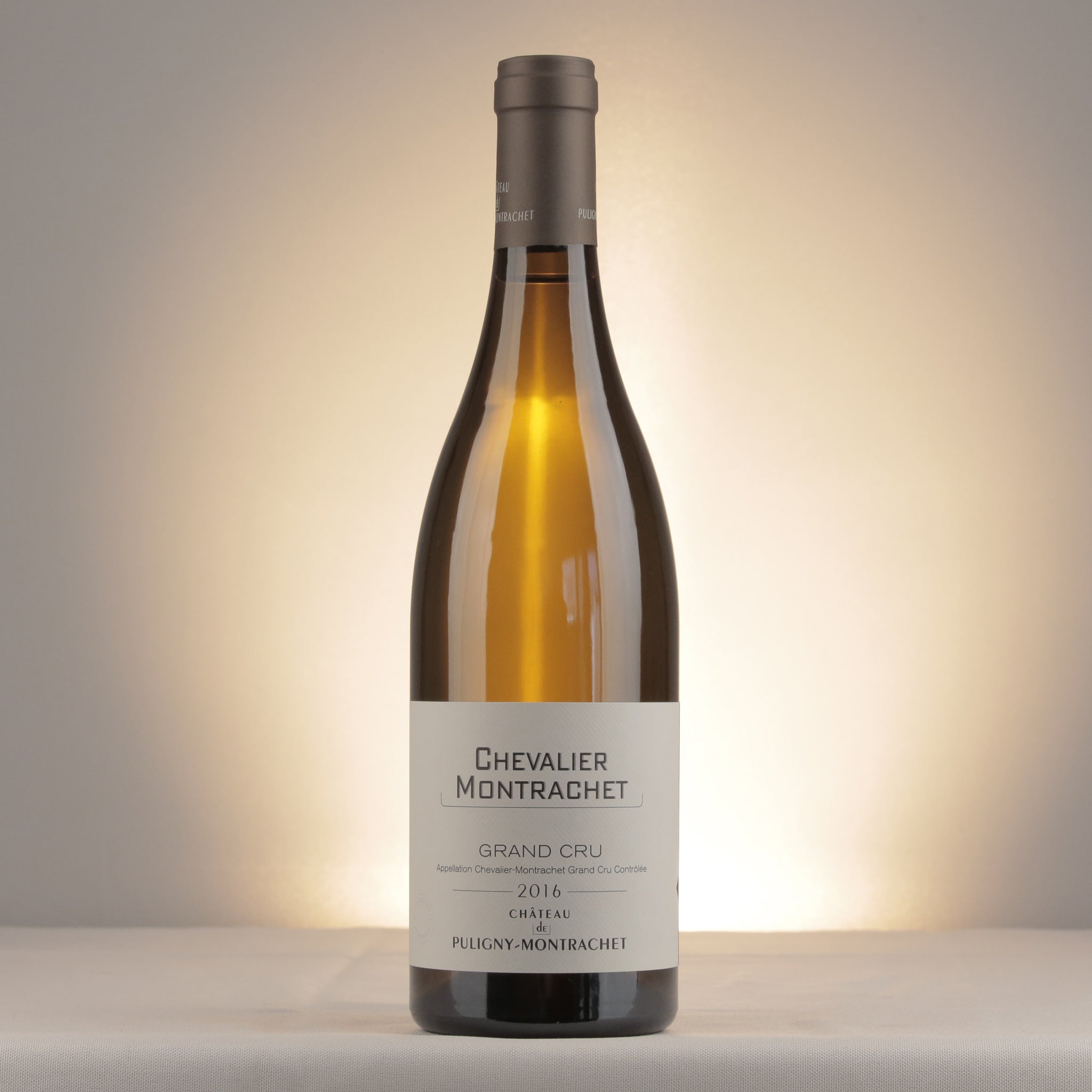 Château de Puligny-Montrachet Chevalier-Montrachet Grand Cru 2016 Bottle front