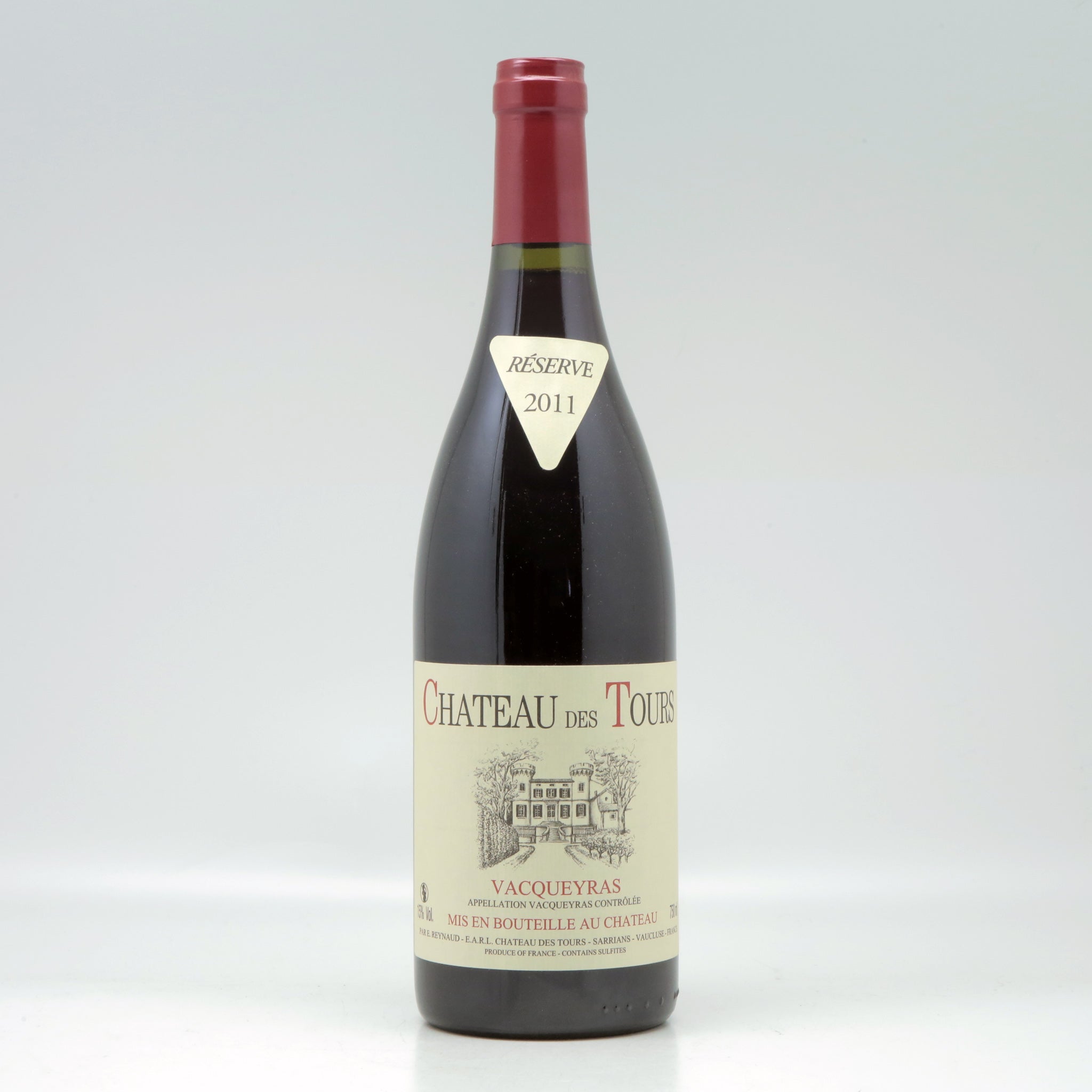 Château des Tours Vacqueyras 2011 Red wine Bottle