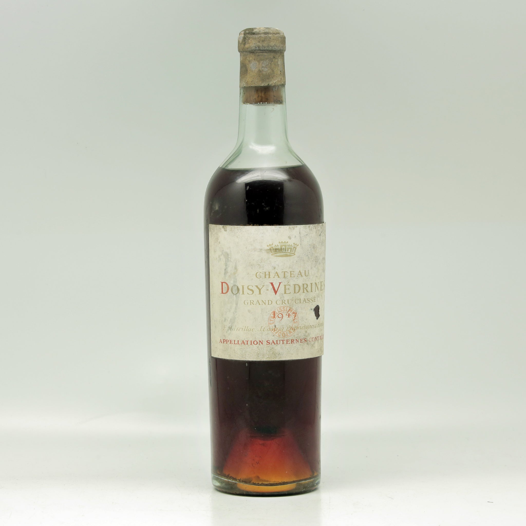 Château Doisy Vedrines Chateau Doisy Vedrines 1947 White wine Bottle