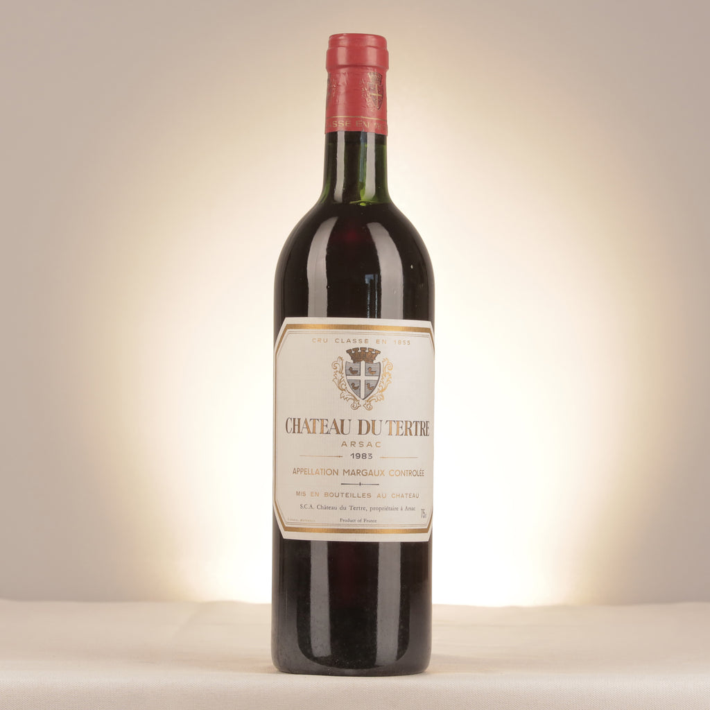 Château du Tertre Château du Tertre 1983 Bottle front (lot f937)