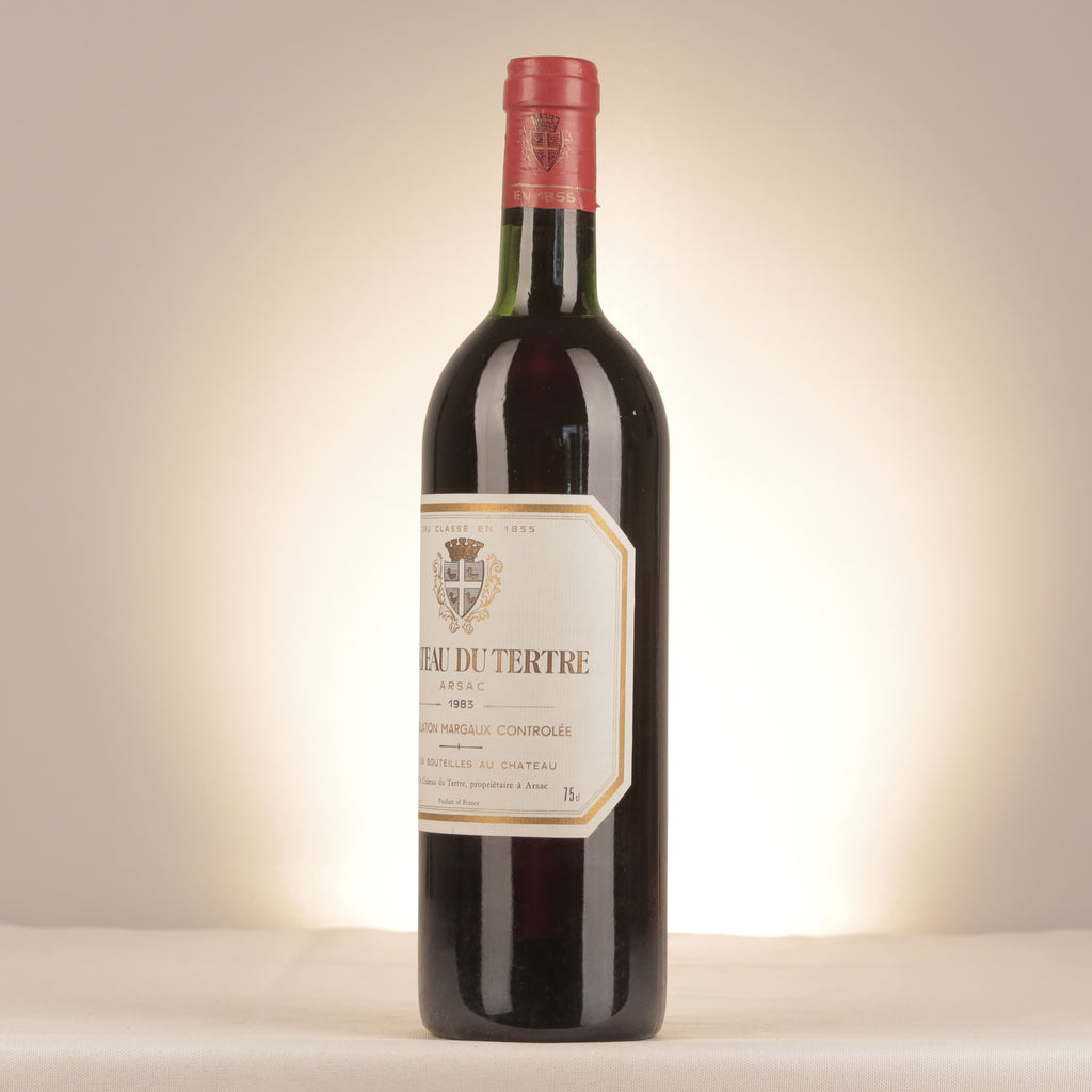 Château du Tertre Château du Tertre 1983 Bottle turned left (lot f937)