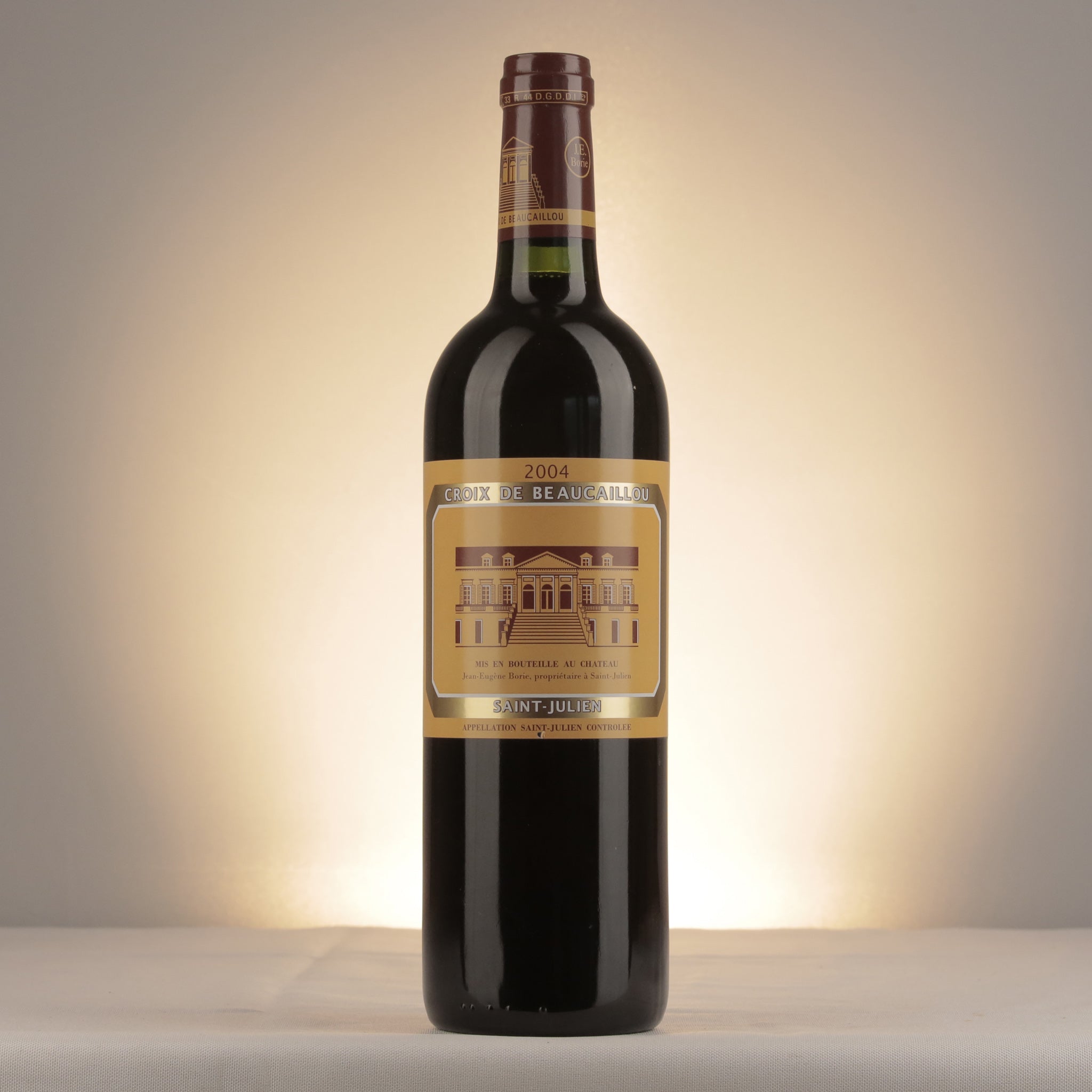 Château Ducru-Beaucaillou La Croix Ducru-Beaucaillou Saint-Julien 2004 Bottle front