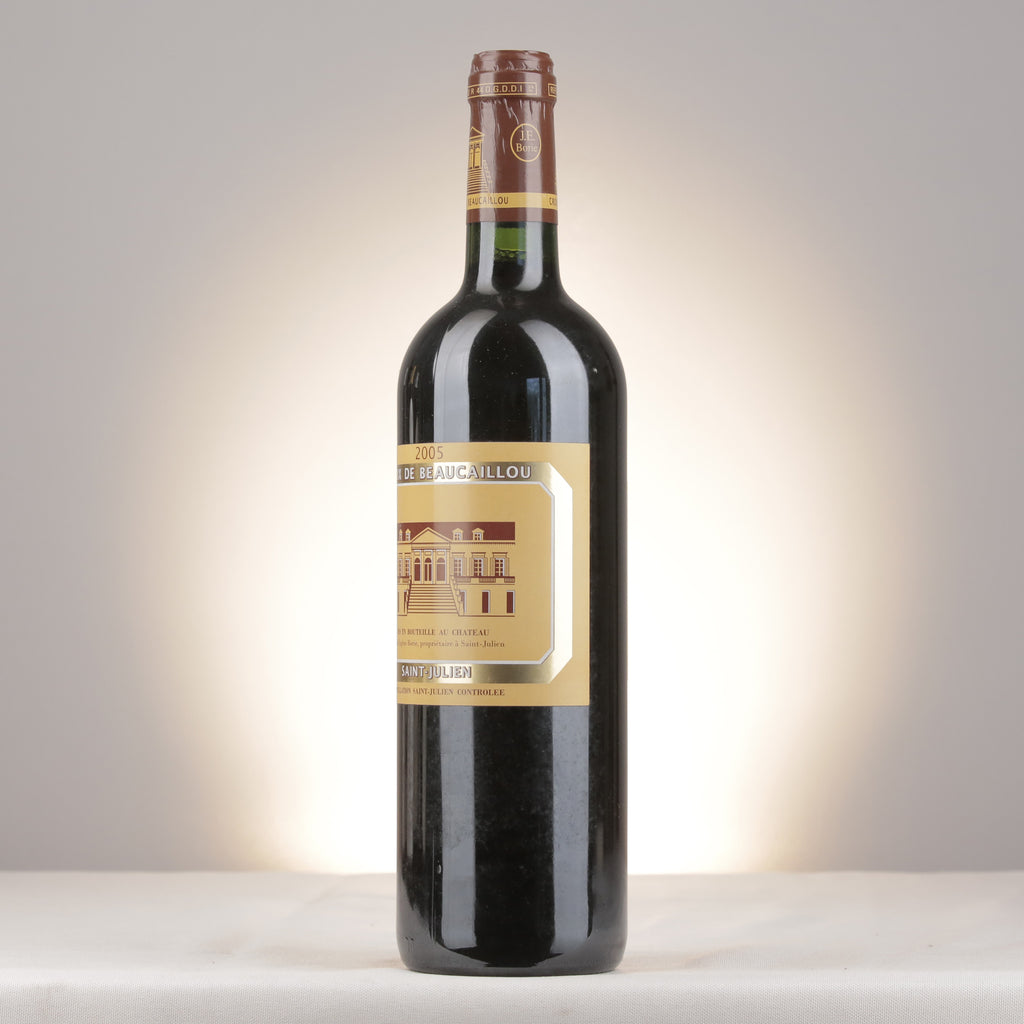 Château Ducru-Beaucaillou La Croix Ducru-Beaucaillou Saint-Julien 2005 Bottle turned left