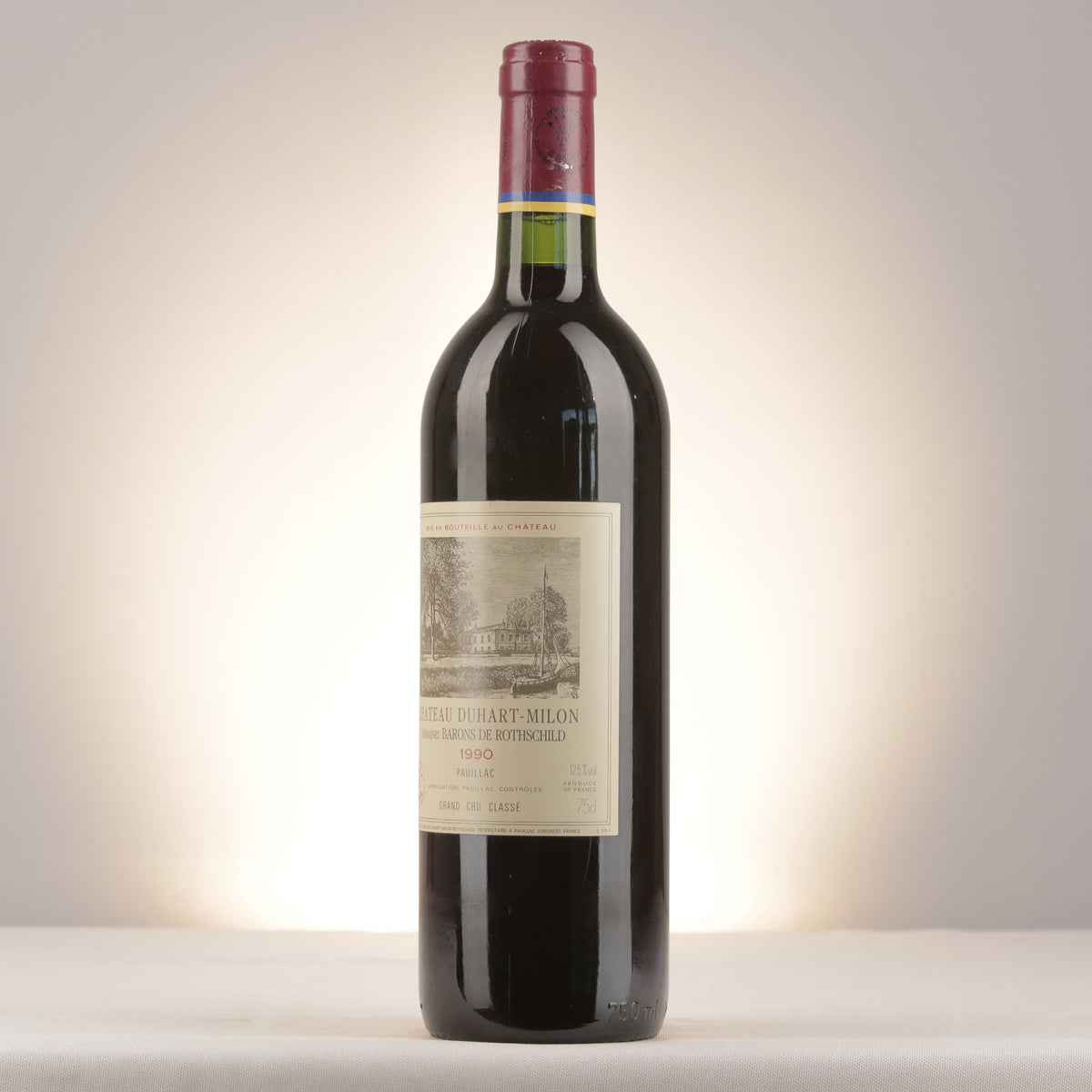 Château Duhart-Milon Château Duhart-Milon 1990 Bottle turned left