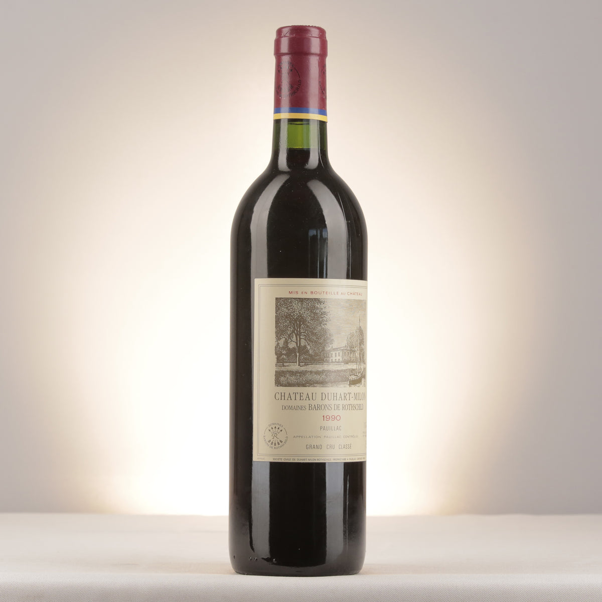 Château Duhart-Milon Château Duhart-Milon 1990 Bottle turned right